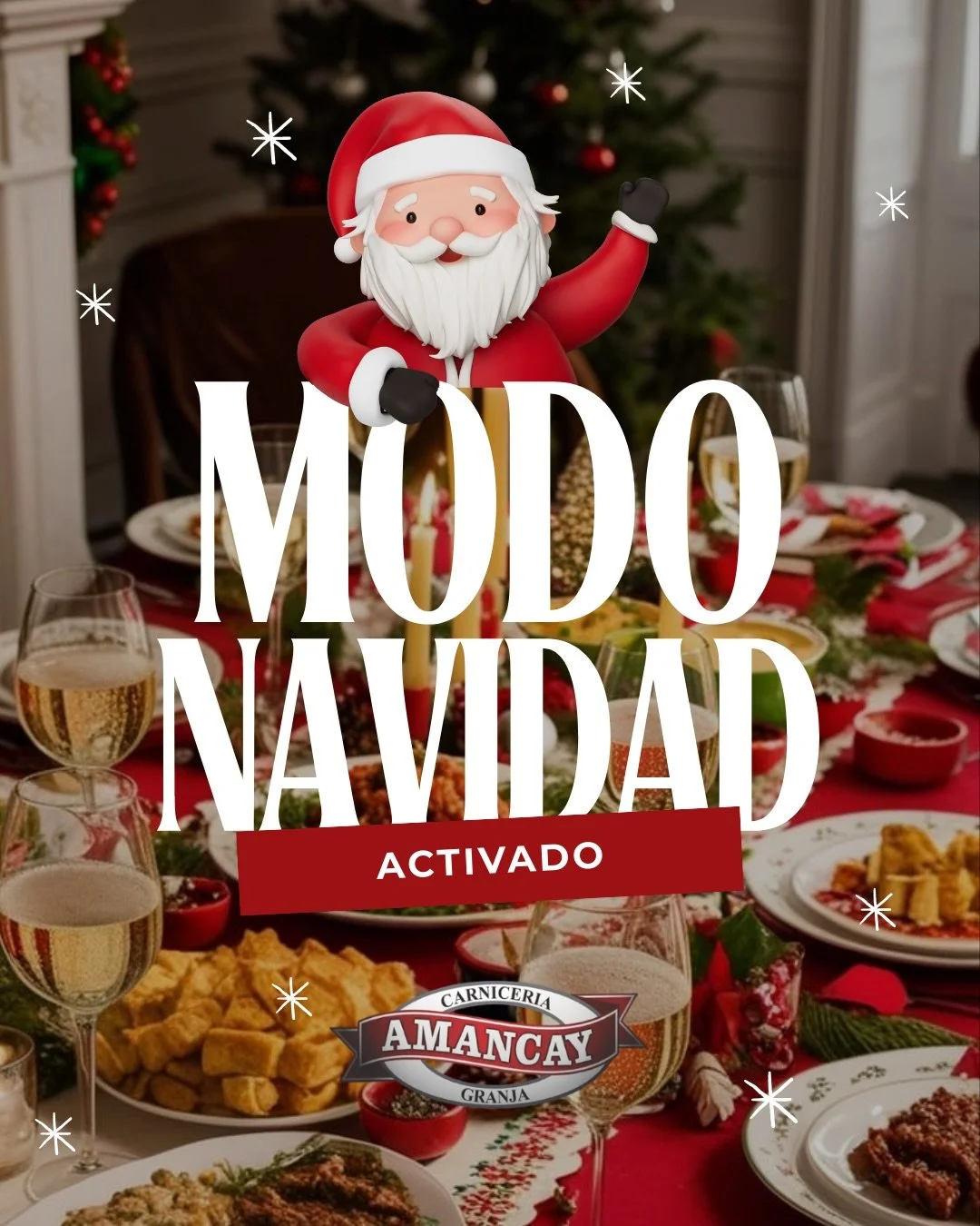 🎅✨ &iexcl;MODO NAVIDAD ACTIVADO! ✨🎅

La mesa se prepara, los brindis se acercan&hellip; y en Carnicer&iacute;a Amancay ya estamos listos para que tus fiestas sean m&aacute;s ricas que nunca. 😍🍽️🔥

📅 Hac&eacute; tus pedidos con anticipaci&oacute