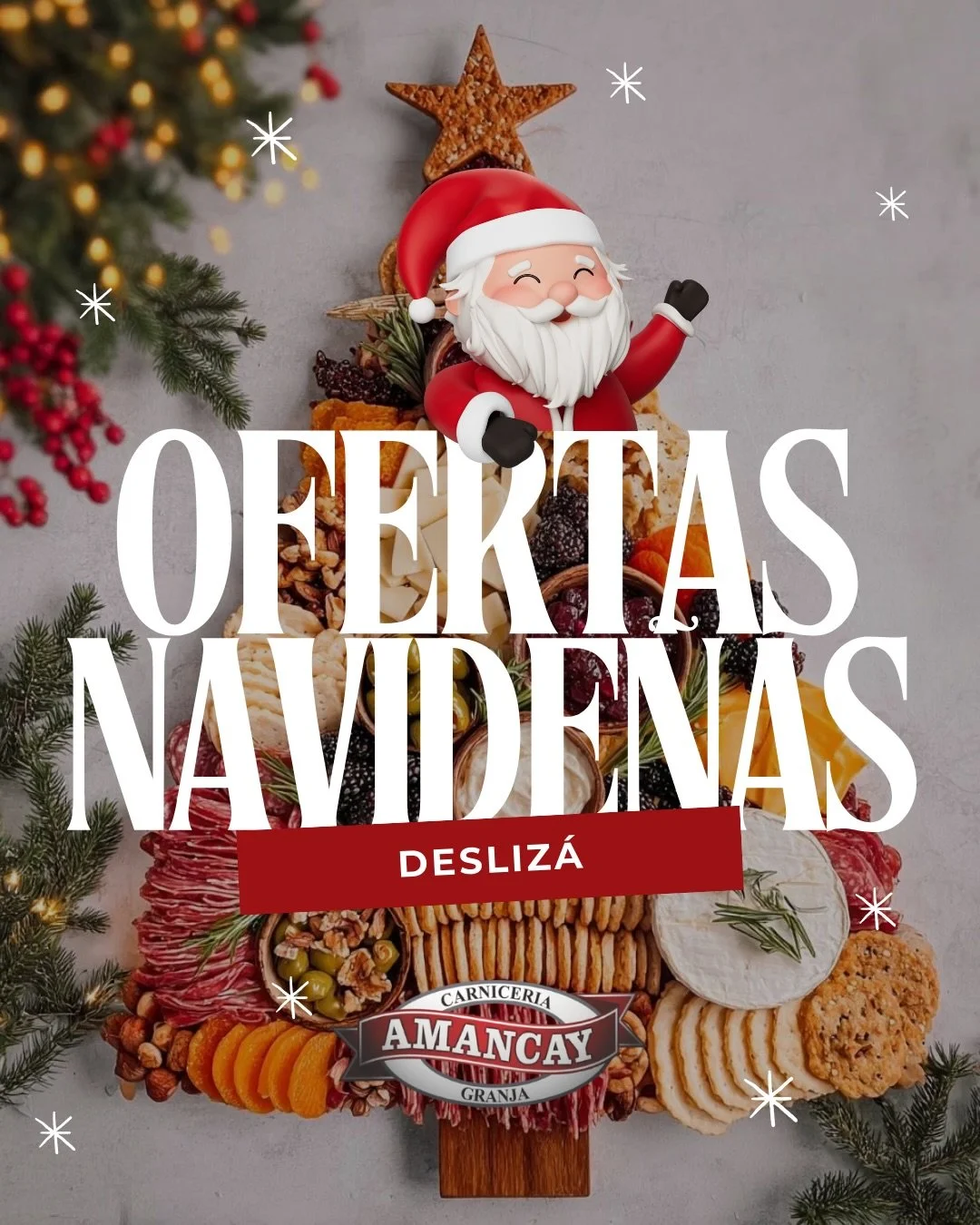 🎄✨ &iexcl;Llegaron las OFERTAS NAVIDE&Ntilde;AS a Amancay! ✨🎅

Prepar&aacute; la mesa, sorprend&eacute; a la familia y aprovech&aacute; todos los descuentos pensados para vos 😍🥩
Desliz&aacute; para conocer cada promoci&oacute;n 👉📲

🔥 MARTES co