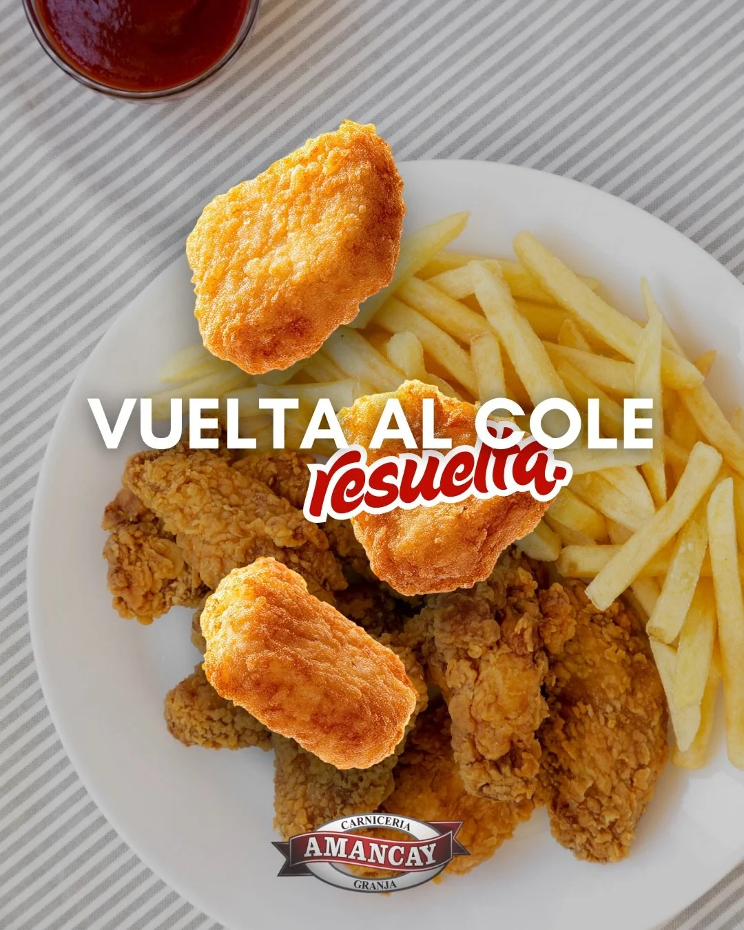 🎒✨ &iexcl;Vuelta al cole resuelta en Amancay! ✨🎒

Sabemos que cuando empiezan las clases&hellip; &iexcl;el tiempo vuela! ⏰ Por eso en Carnicer&iacute;a Amancay te hacemos la vida m&aacute;s f&aacute;cil 🙌

En nuestro surtido m&aacute;s completo y 