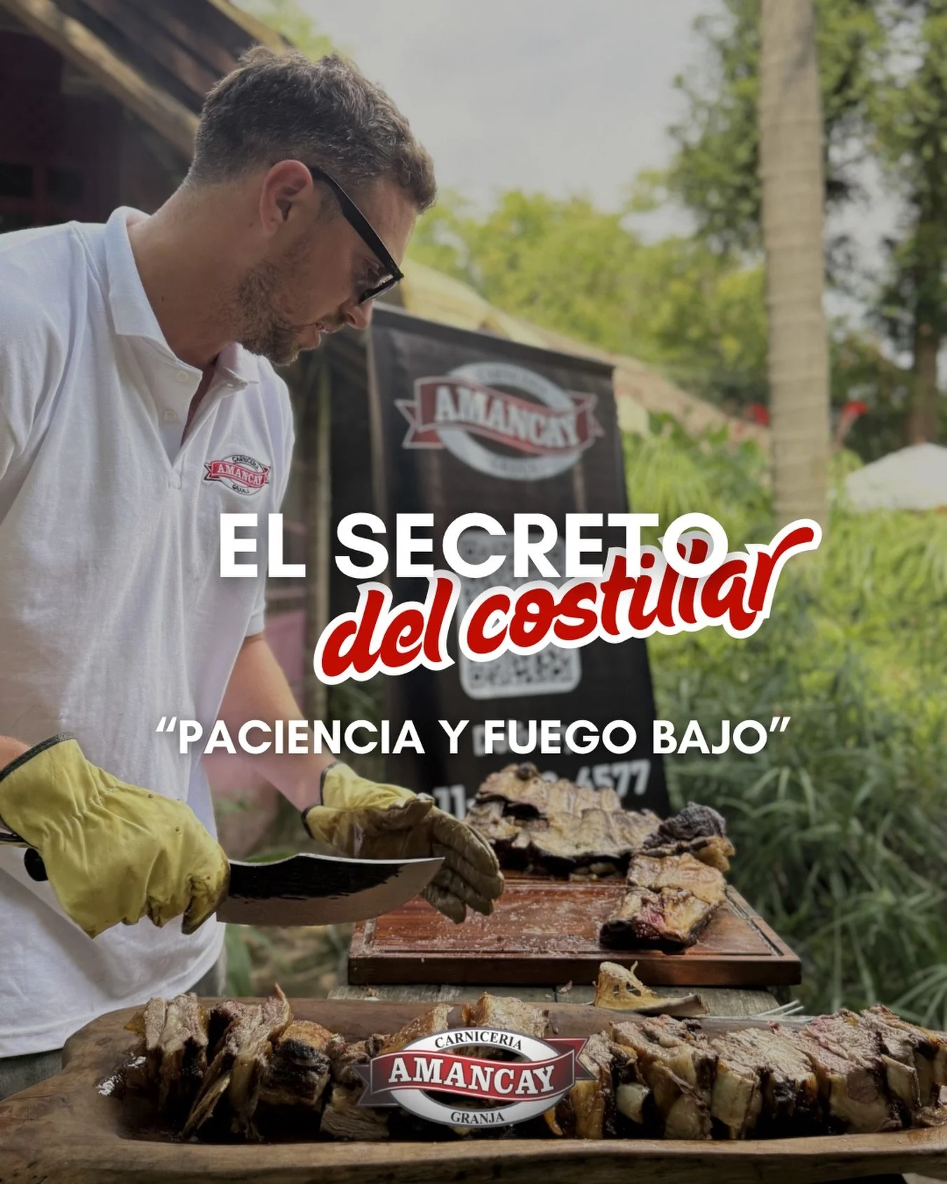 El verdadero secreto del costillar no es un truco m&aacute;gico&hellip;

 es paciencia, fuego bajo y buena calidad desde el origen 🥩✨
En Amancay sabemos que las cosas buenas llevan su tiempo.
 Y cuando el fuego hace su magia&hellip; el resultado hab