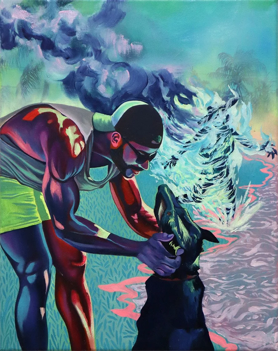   The futility of rumination   Oil on Canvas  14 × 11 inches (35.5 × 27.9 cm) 