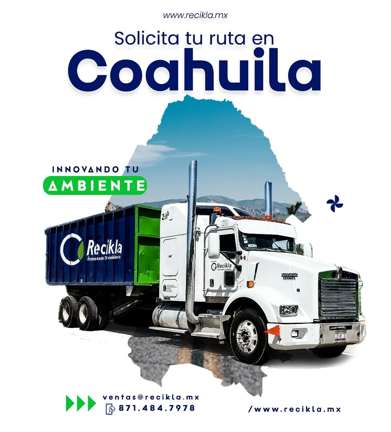 ✨ Solicita tu ruta, nosotros nos encargamos del resto.
🚛 Con Recikla Ambiental tu empresa tiene:
🗑️ Contenedores de 3m³, 7m³ y 10m³
📍 Recolección puntual y confiable
♻️ Manejo responsable de residuos
#SolicitaTuRuta #Recikla