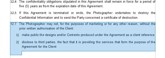 How to Erase a Professional Photographer in One Contract