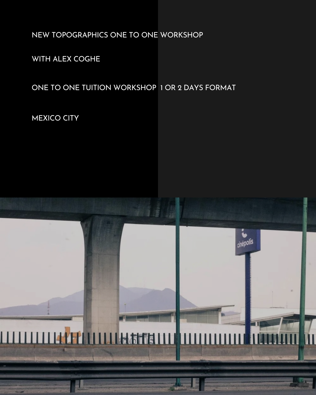 New Topographics One to One Workshop