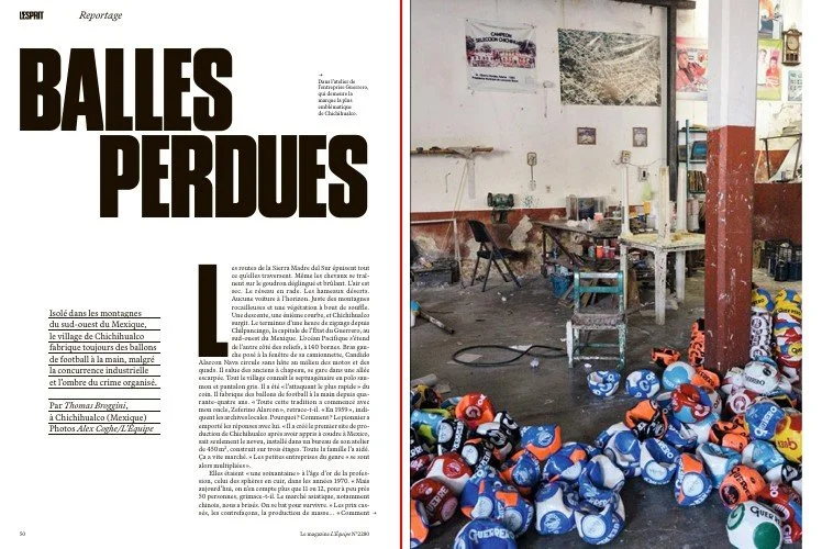 Los Baloneros de Chichihualco. L'Equipe magazine, Mexico Special issue, June 2026.