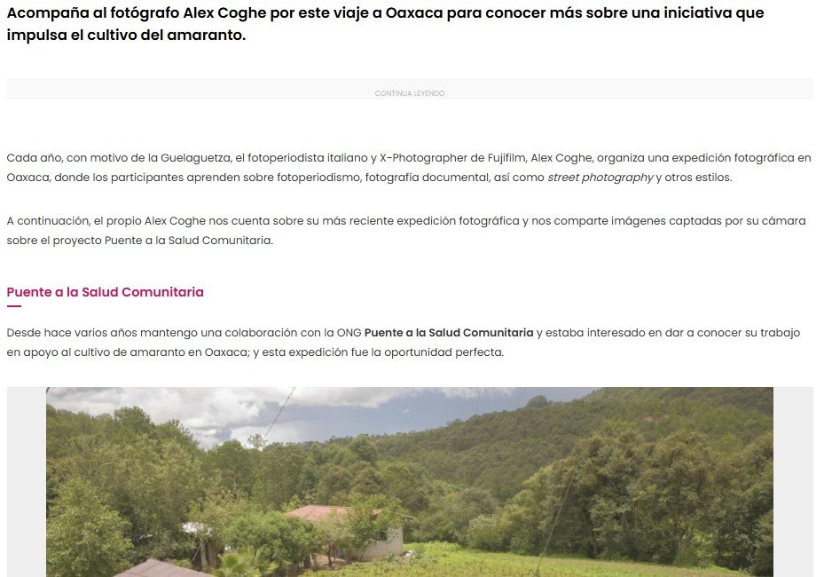 Puente a la Salud Comunitaria/Mexico Desconocido