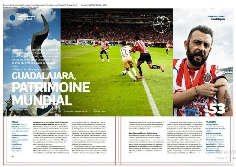 FRANCE FOOTBALL VILLE DE FOOT: GUADALAJARA DECEMBER 2024