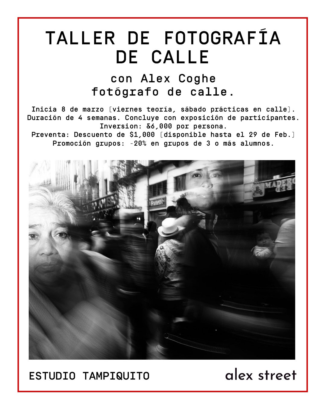 Curso: FOTOGRAFOS DE CALLE Conviértete en un fotógrafo de calle