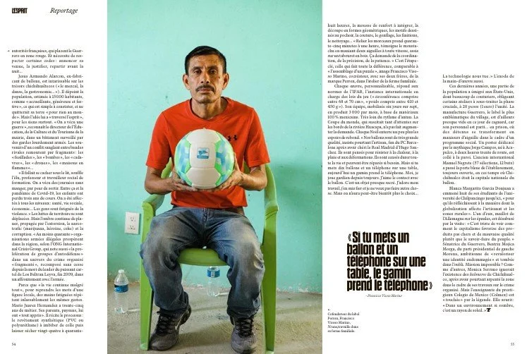 Los Baloneros de Chichihualco. L'Equipe magazine, Mexico Special issue, June 2026.
