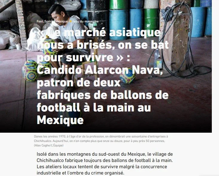 Baloneros Chichihualco for L'Equipe