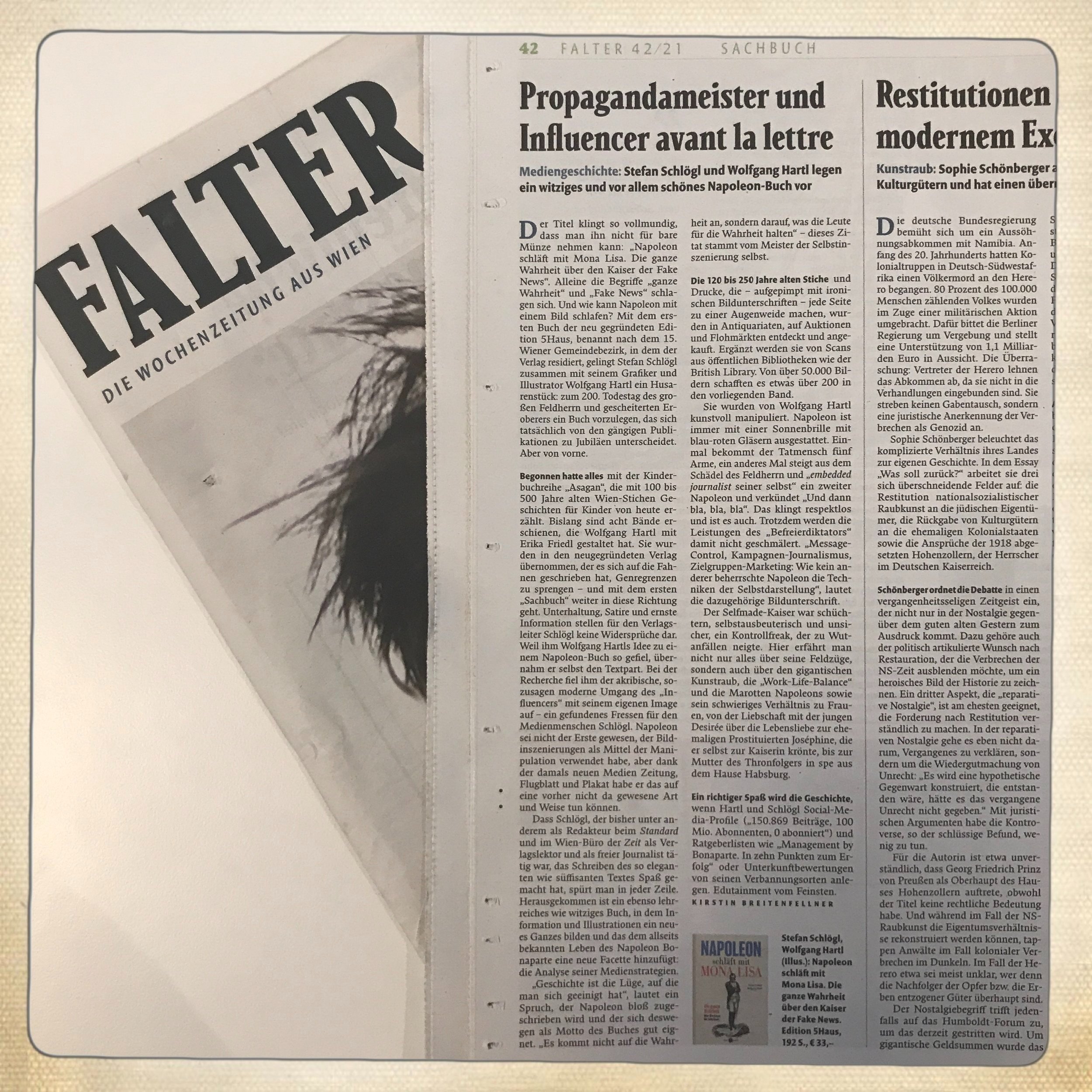 Falter Bücherherbst-Beilage, 20.10.2021
