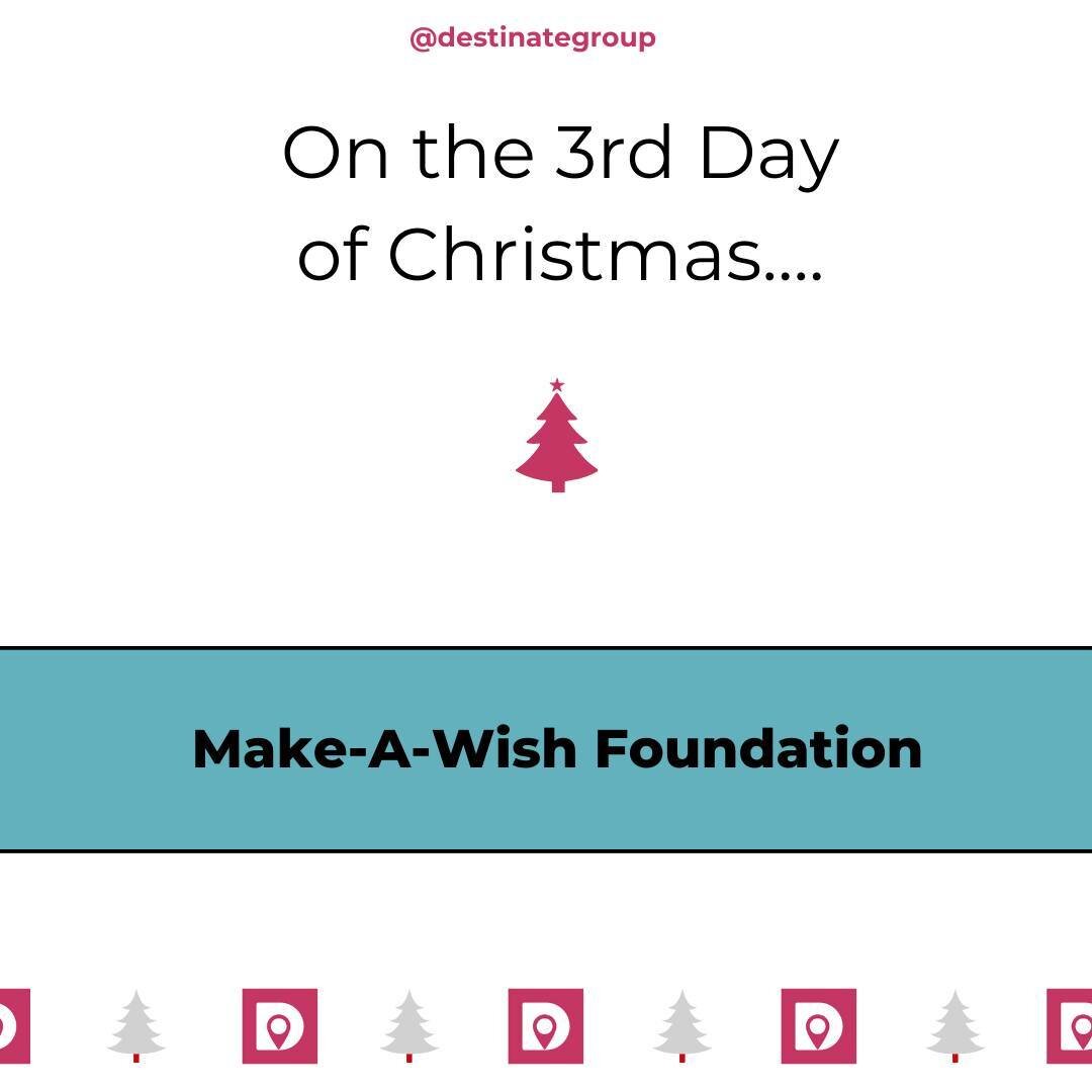 ✨On the 3rd day of giving brings joy to dreams! Destinate Group is thrilled to support the Make-A-Wish Foundation, turning wishes into reality. Join us in spreading hope and smiles this holiday season. 🌟💙⁠
⁠
#12DaysofGiving #CommunitySupport #GiveB