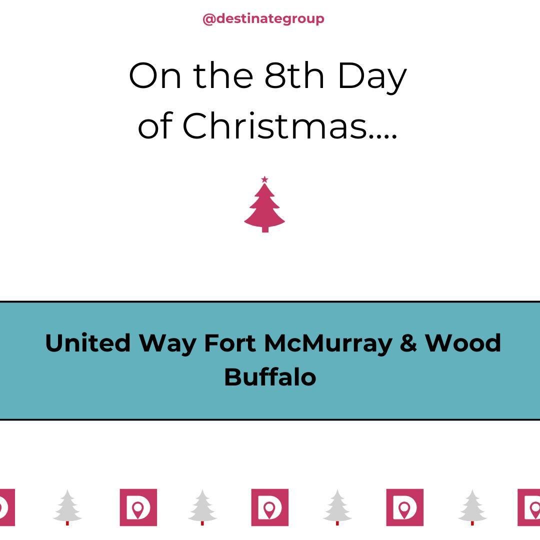 Day 8 of giving: Fort McMurray Wood Buffalo Economic Development and Tourism stands strong with a donation to United Way Fort McMurray Wood Buffalo. ❤️⁠
⁠
Supporting local impact.🤝🏻⁠

(To demonstrate our commitment to our local communities, Destina
