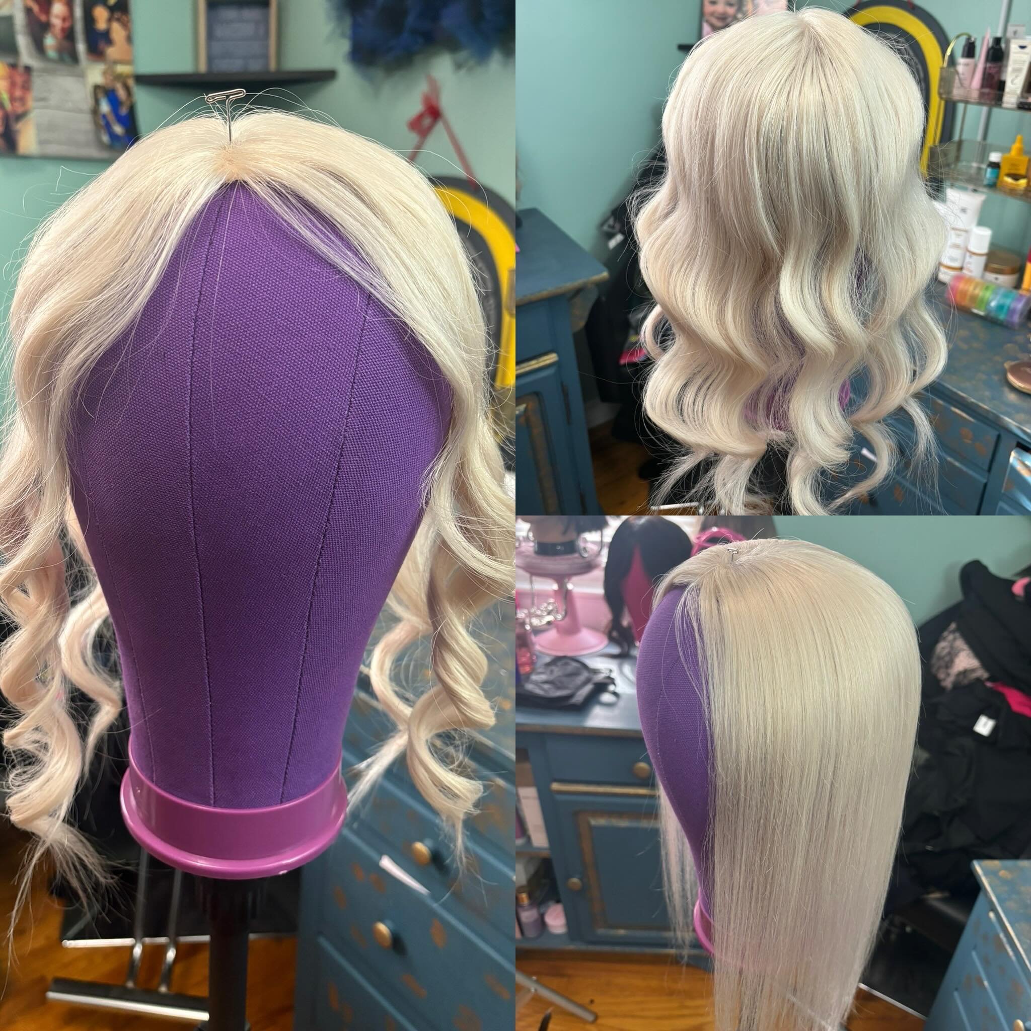 White blonde 3x5 mono base topper
18 inches European human hair 
Waved for photo 
$380 usd plus shipping 

Gorgeous gorgeous white blonde topper. 

Hairbyleash.com 

Custom orders accepted 

#hairtoppers#kingstonhairtoppers#customhairtoppers#locksbyl