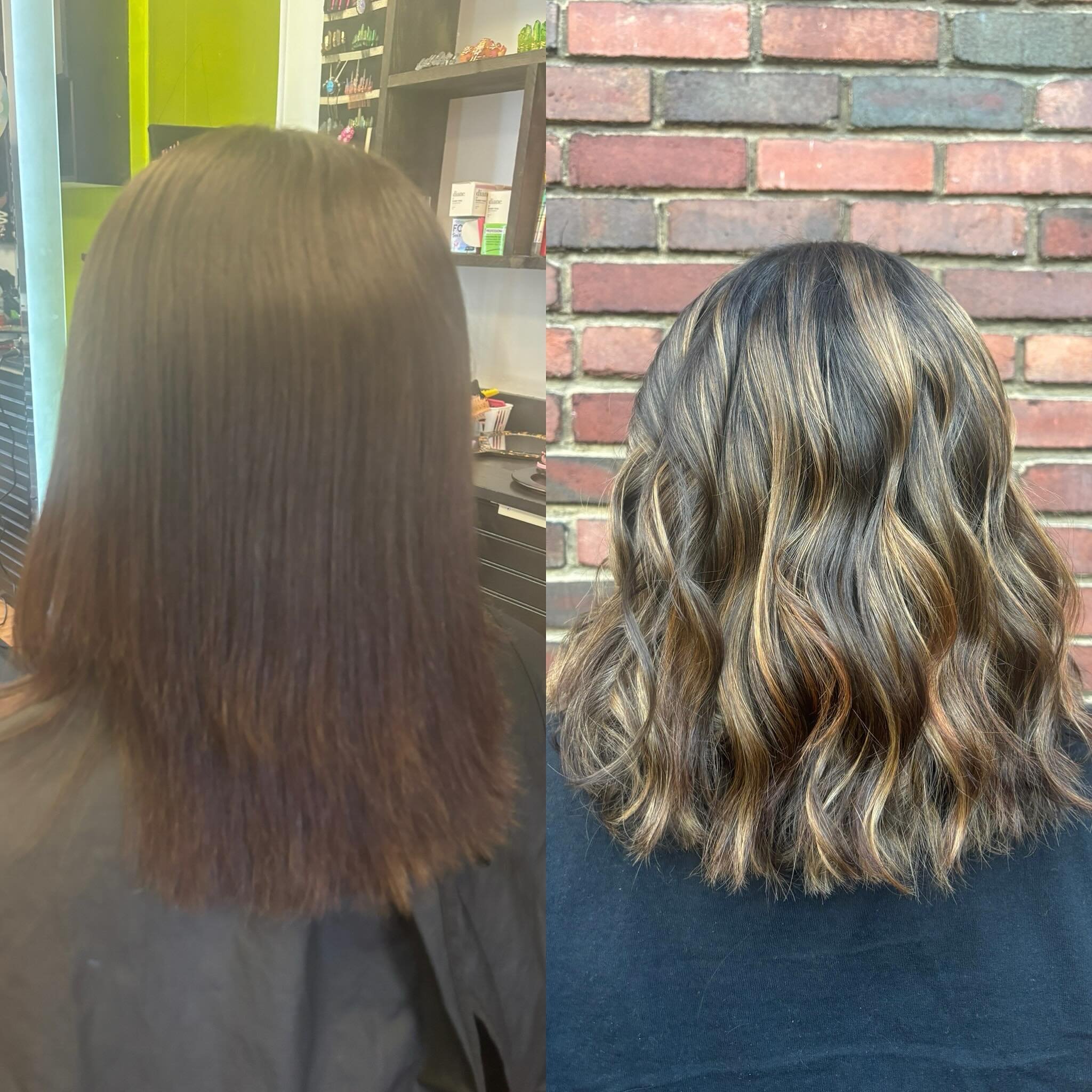 🤎🍄&zwj;🟫Yesssss the perfect caramel balayage 🤎🤎🤎🍄&zwj;🟫
@milkshakeusa  @allison_100494  @prettyinaminute y

Check out the before 👉👉👉👉👉📸📸📸

#caramelbalayage#perfectwaves#perfectdimensions#balaygehighlights#balayagehair#pravana#milkshak