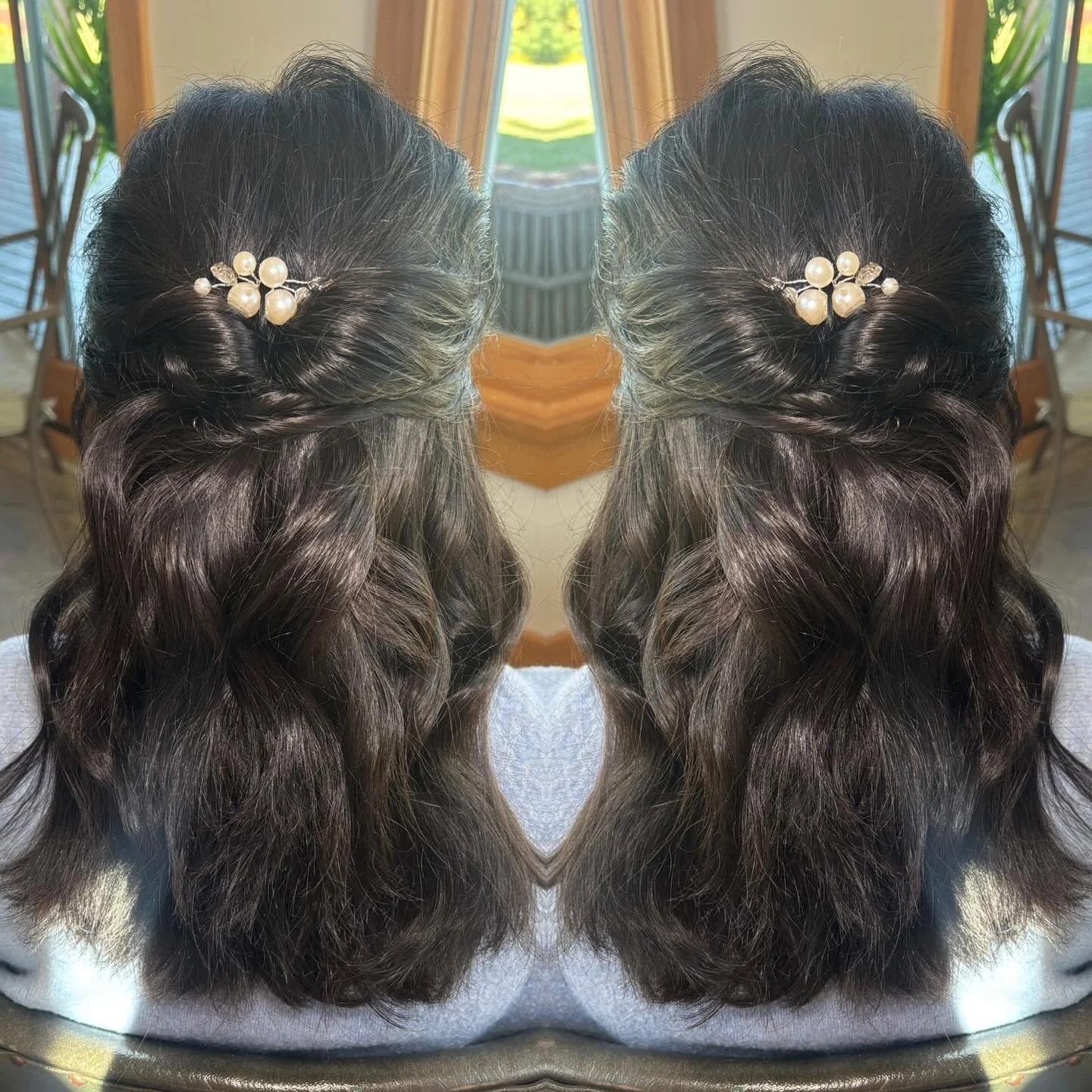 Gorgeous bridesmaid hair 💕💕💕 working for @artisanbeauty_bridal