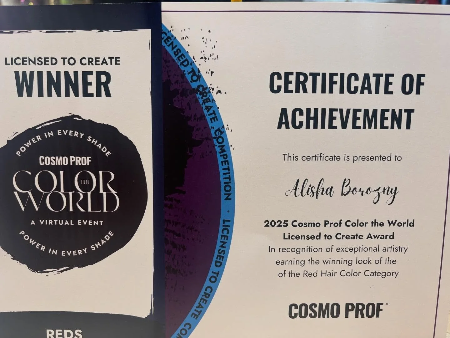 Yay!! Thank you!!! @cosmoprofbeauty 

#ltc25#reds#cosmoprofbeauty#cosmoprof2025#cosmoprof