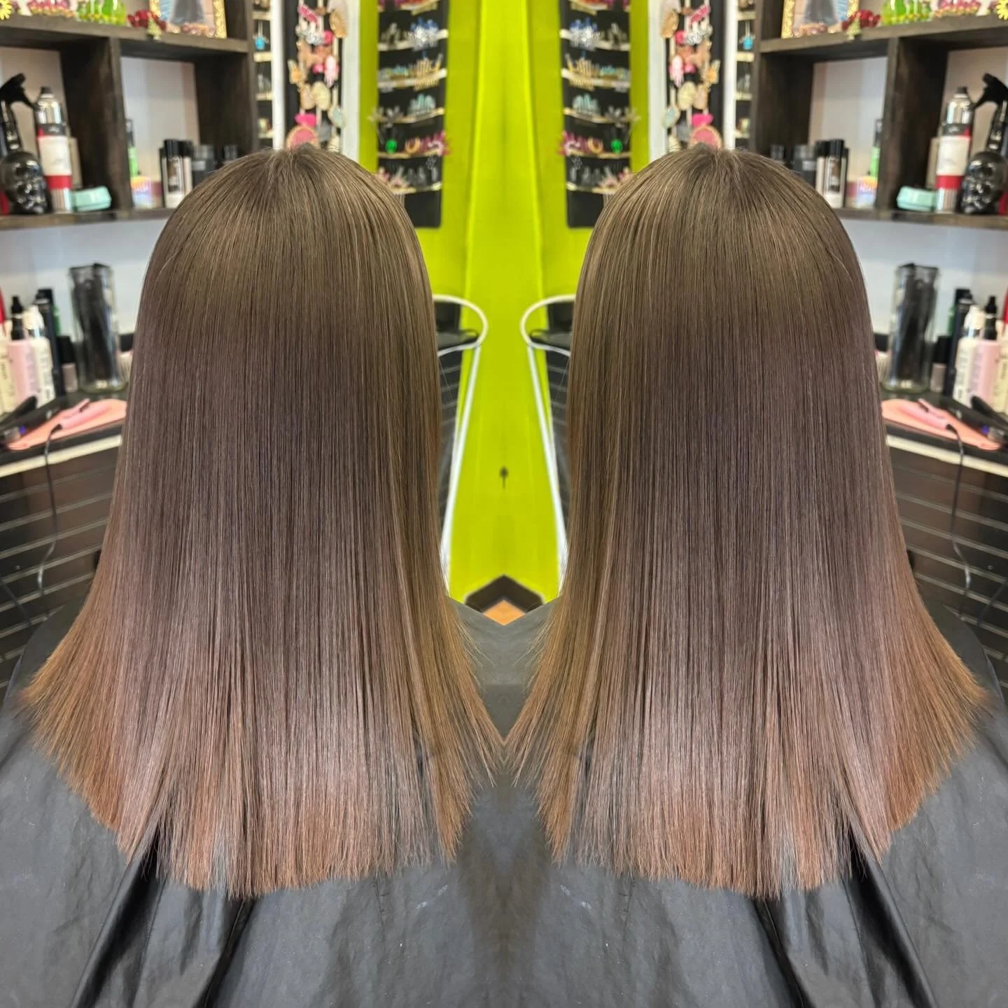 The absolute amazing power of keratins! Swipe for the before 👉🏻👉🏻👉🏻 @magicsleek