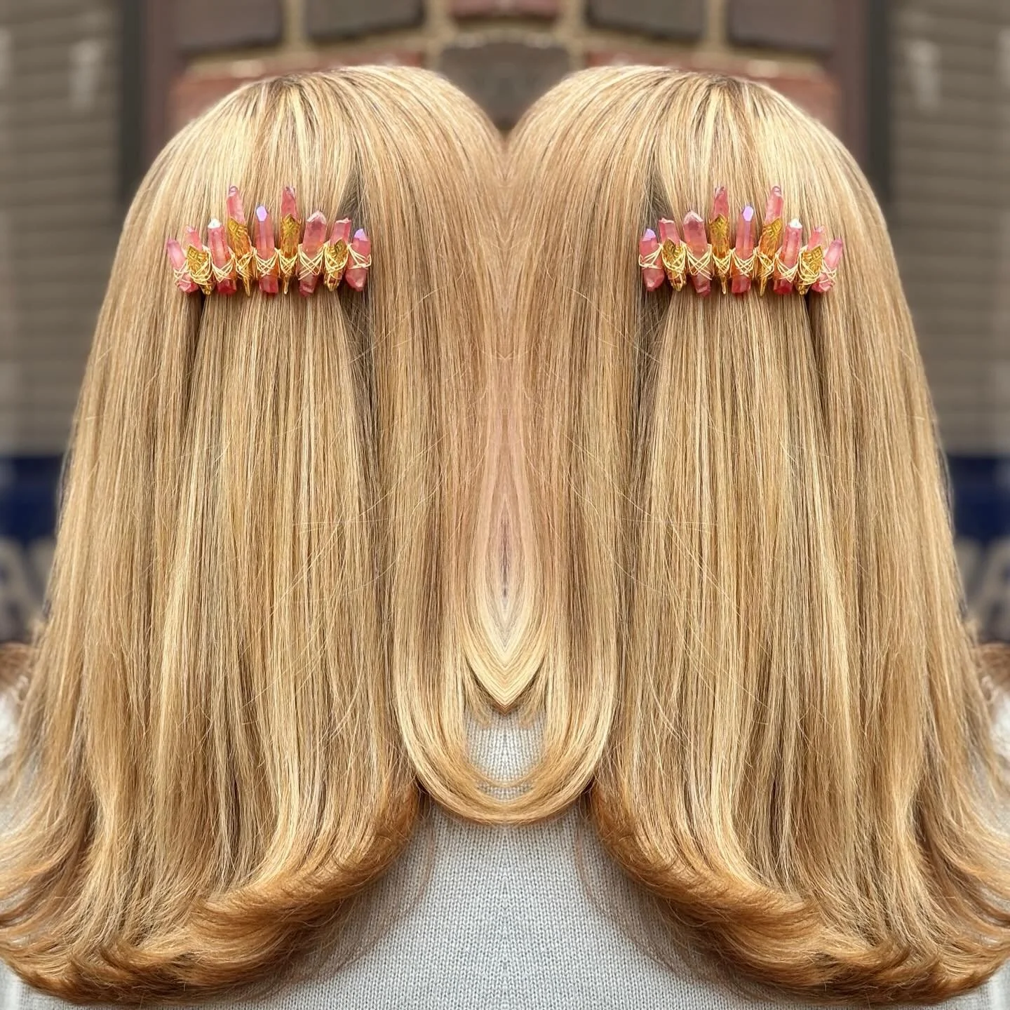 Valentines blonde 💕💕💕💕 using milk_shake icy blonde shampoo 💕💕💕 @milkshakehairpro 

Styled with milk_shakes smoothing cream &amp; thermo protector