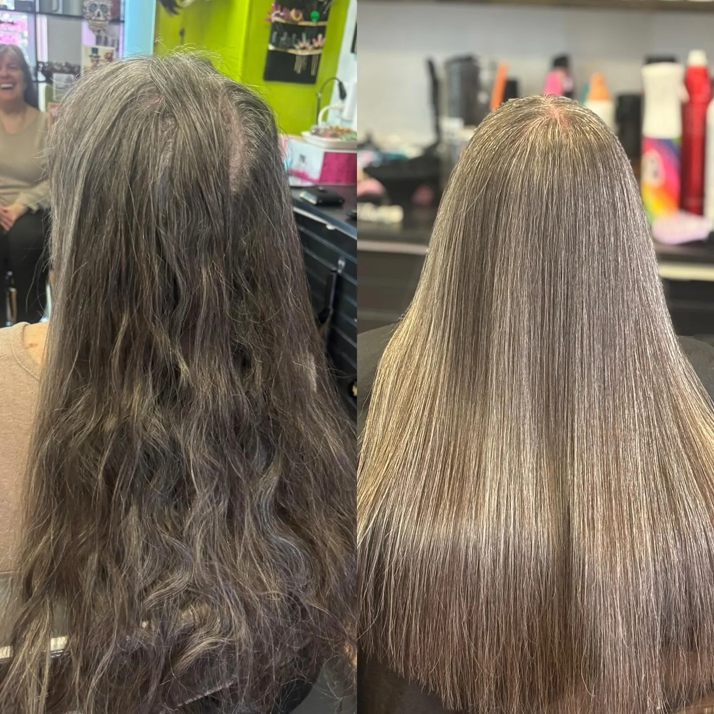 Stunning head of hair! I love an amazing smoothing treatment! 

Magic sleek 💕💕💕💕💕