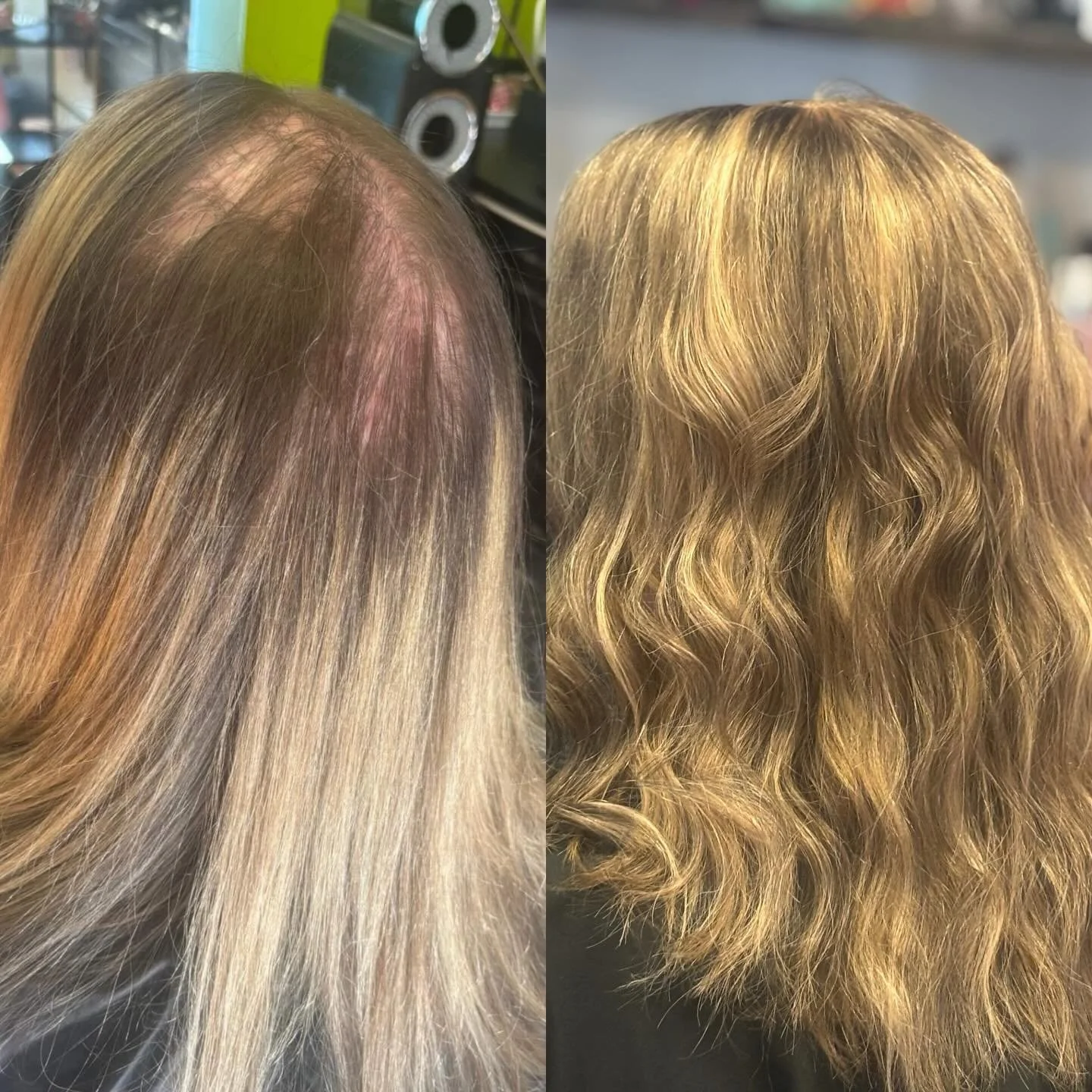 Absolutely amazing day! 🌸🌸🌸🌸🌸 New!!!! Meshless integration! What is this you ask? It&rsquo;s simply a revolutionary hair solution that gets sewn onto your natural hair for permanent wear, eliminating the need for clip-in hair toppers . Check out