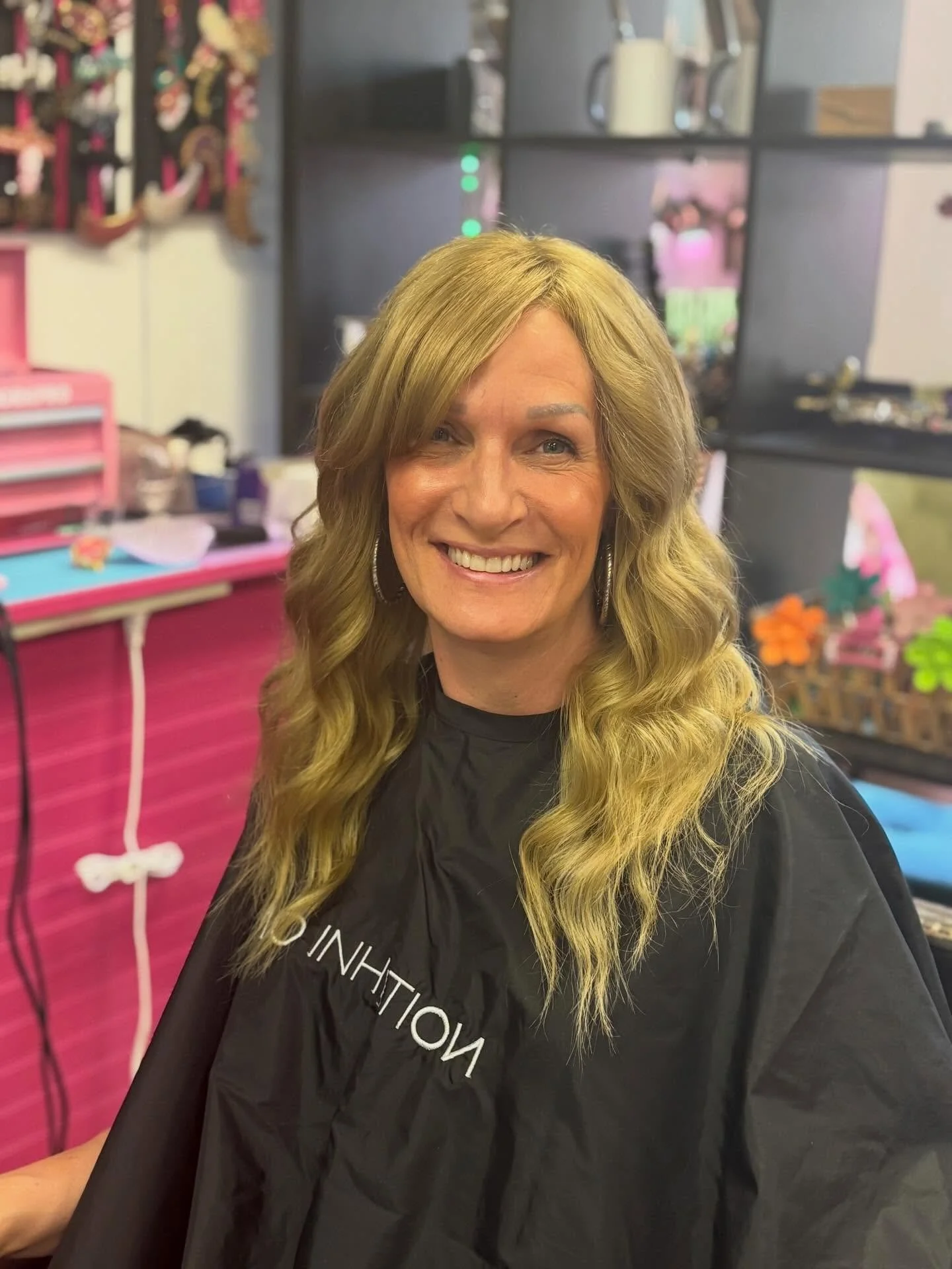 The outcome is truly remarkable. How exceptionally beautiful does she appear? This custom wig is a work of art, featuring hand-sewn, machine-sewn, custom-colored, cut, and styled elements by me! It is impressively realistic. Absolutely gorgeous. 

Lo