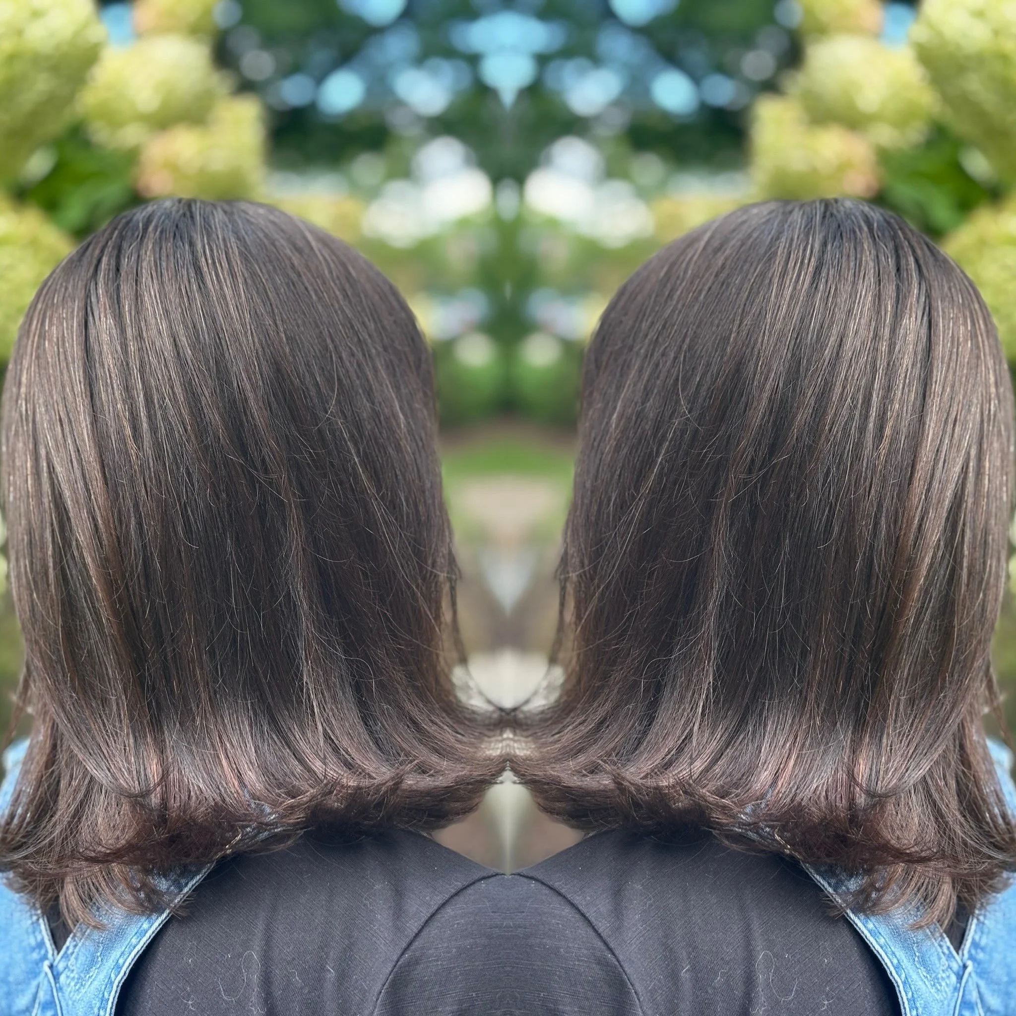 Love love love this Fall color!!! Swipe for the before!!! And used the amazing new gloss by @milkshakehairpro 

Gloss 4.88 after low lighting with level 4- so gorgeous and shiny!!!!!! 

#milk_shakegloss#milk_shakehaircolor