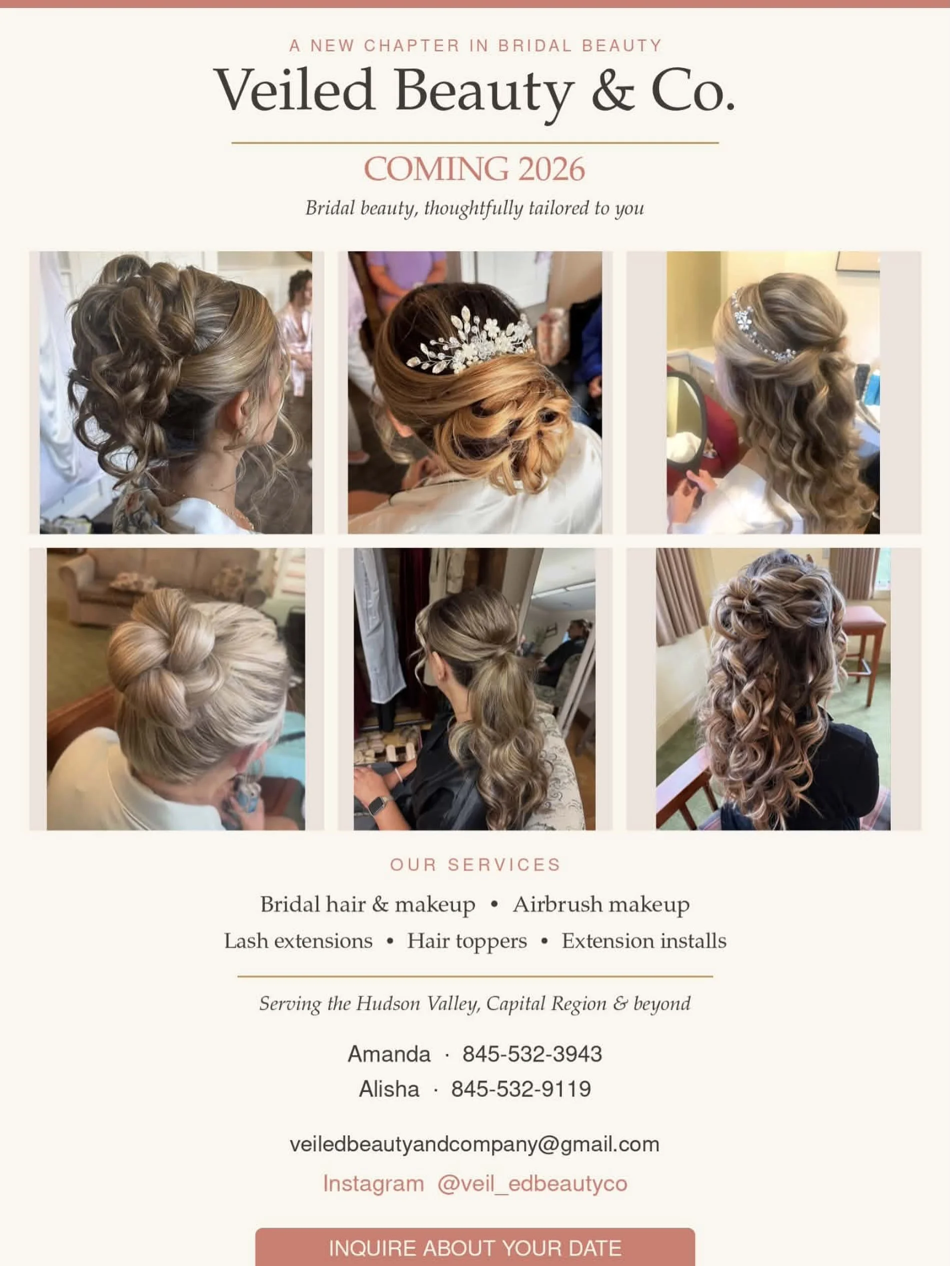 ❣️❣️‼️I have some Very exciting news! Amanda and I will be joining forces and have started our own bridal business! Years of amazing experience and beautiful work in one!! Now booking for 2027 and 2028! If you know anyone looking please spread the wo
