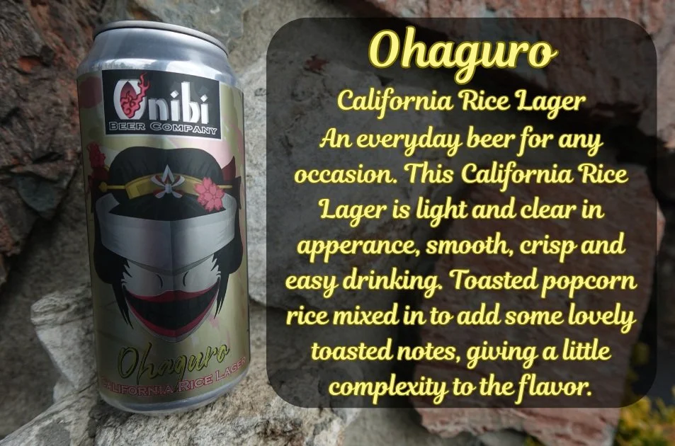 Cool off with Ohaguro California Rice Lager. Light, smooth, and crisp; with notes of buttered popcorn and rice. No wonder we won a gold medal at the 2023 California State Fair. #ohaguro #oninibeer #beer #ricelager