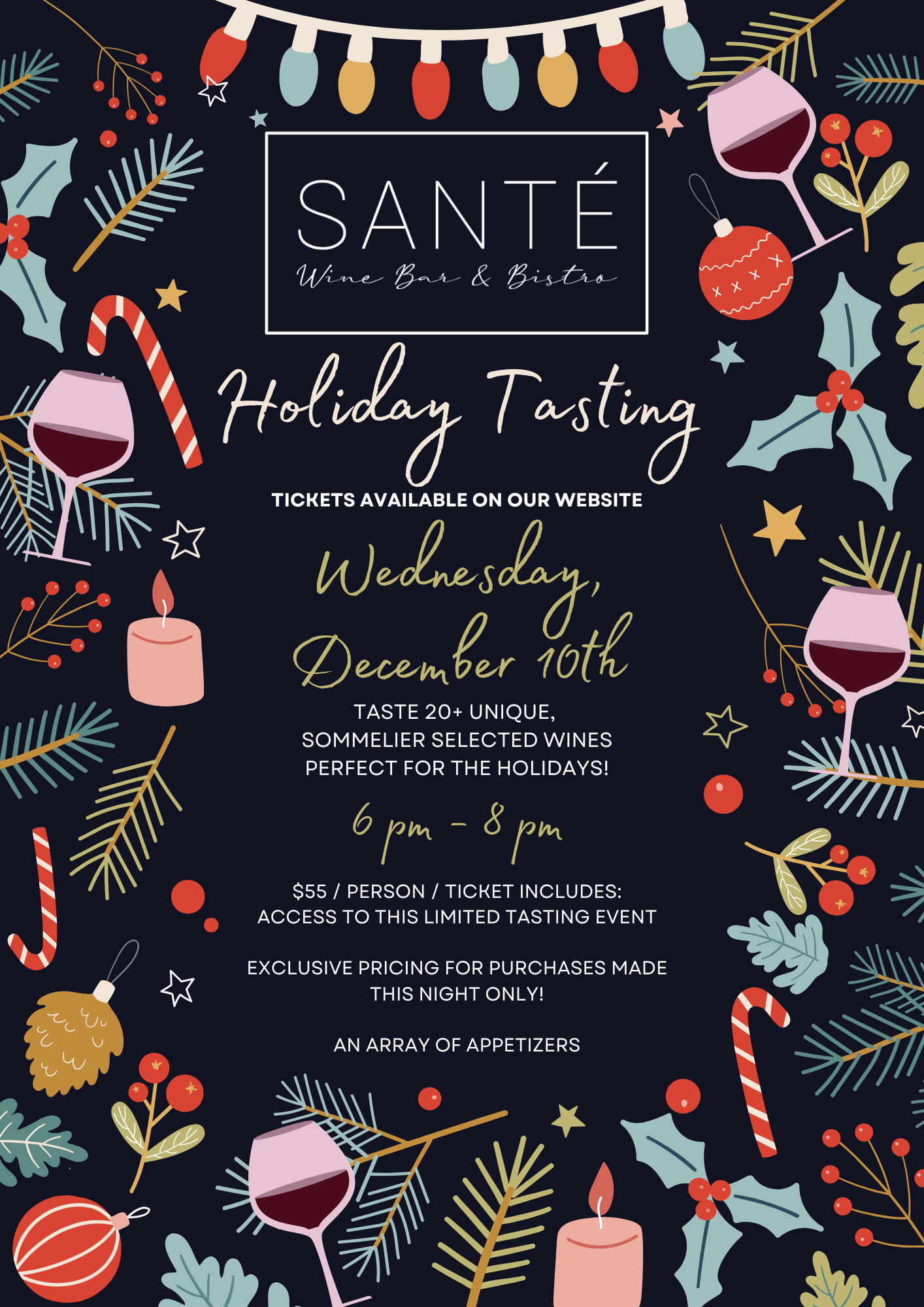 Holiday Wine Tasting