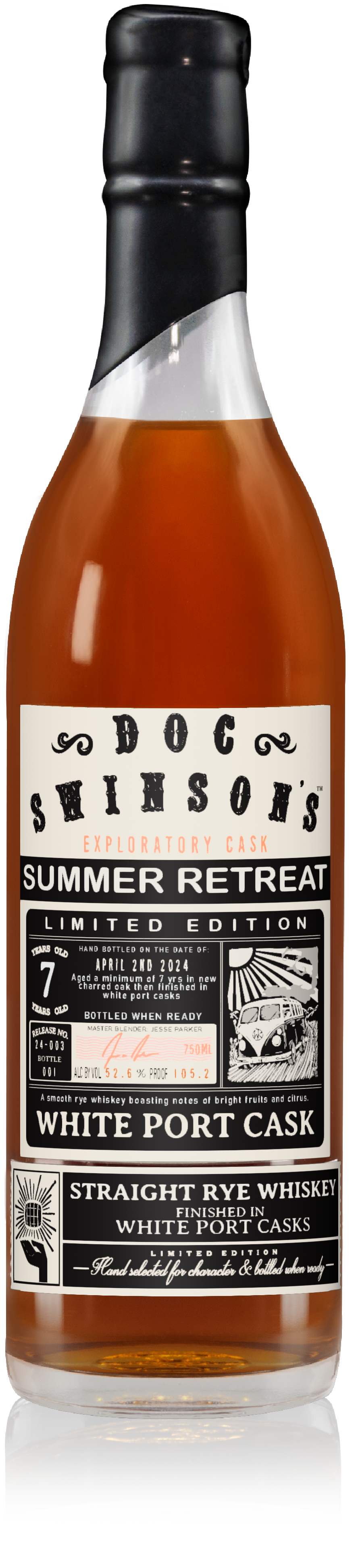 summer retreat straight rye whiskey