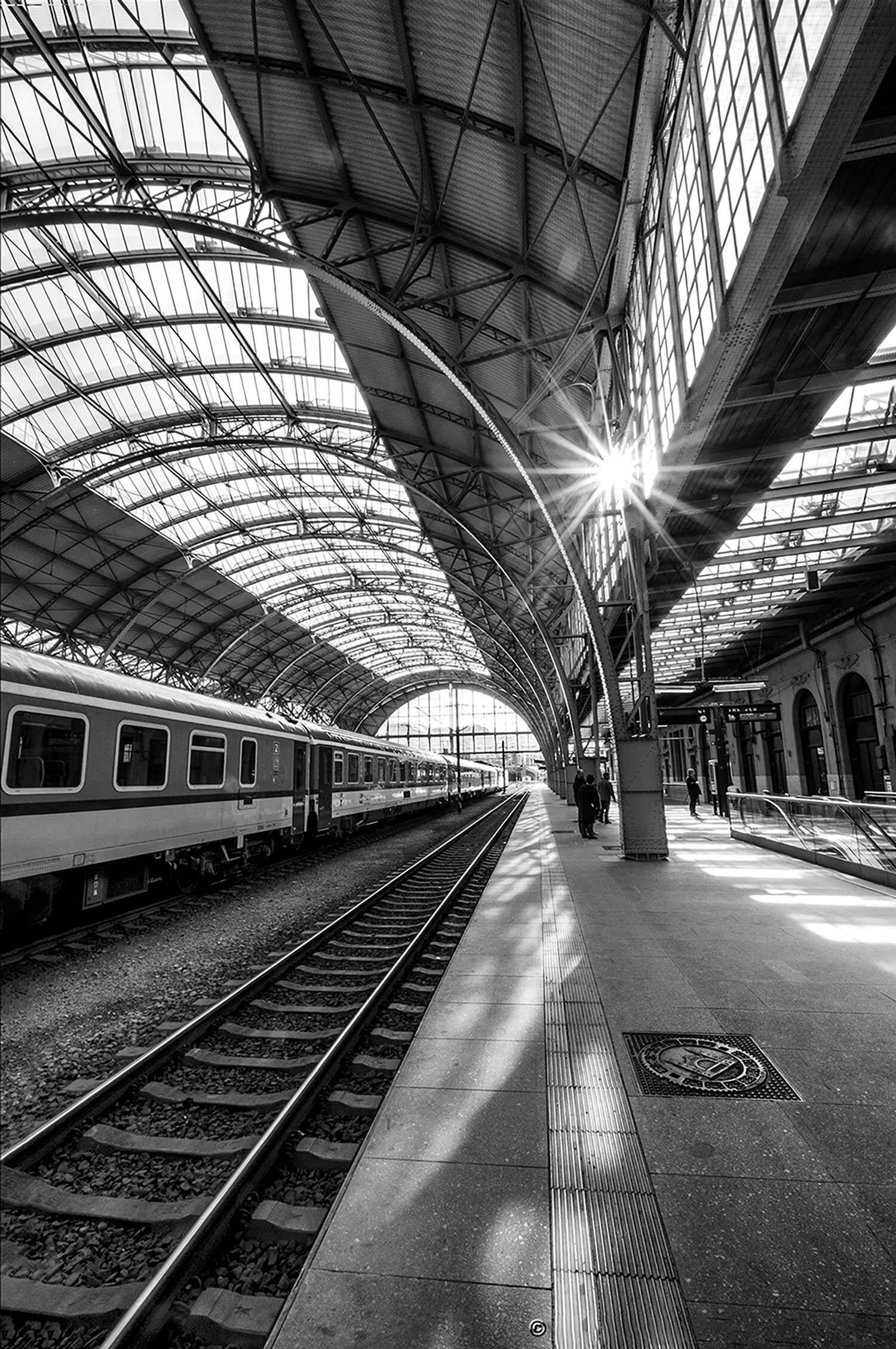 Prague station.