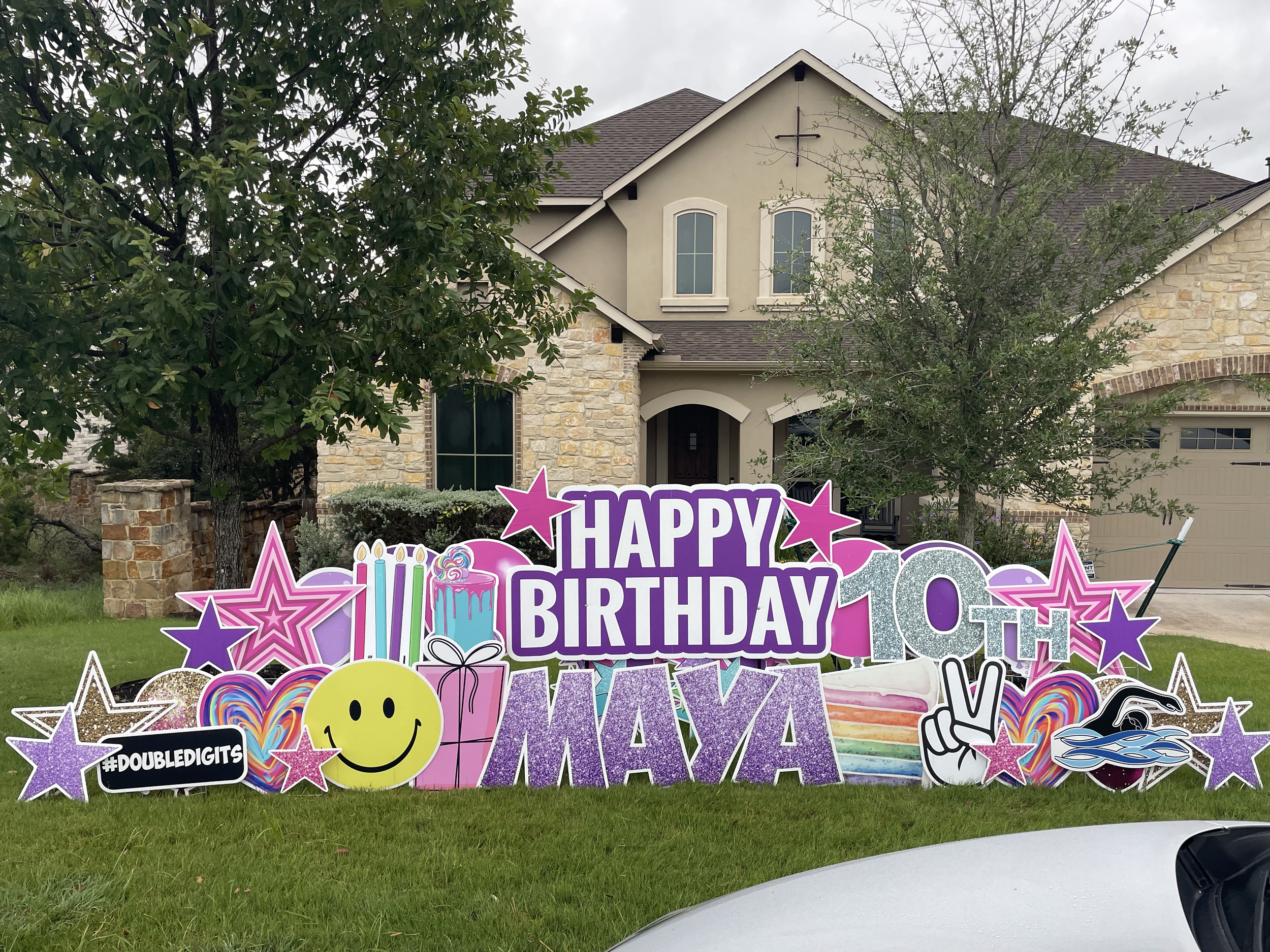 Girl Birthday Yard Sign