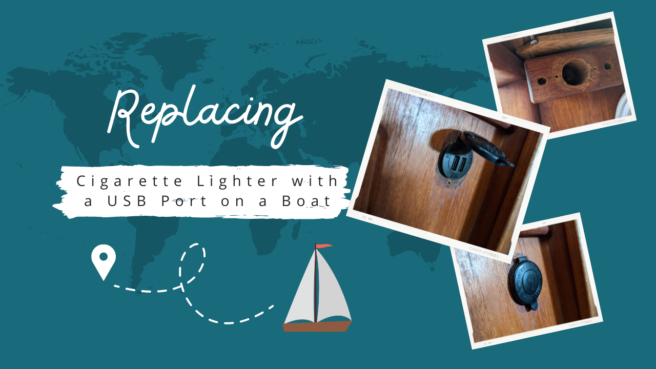 Replacing Cigarette Lighters for USB Ports on a Boat