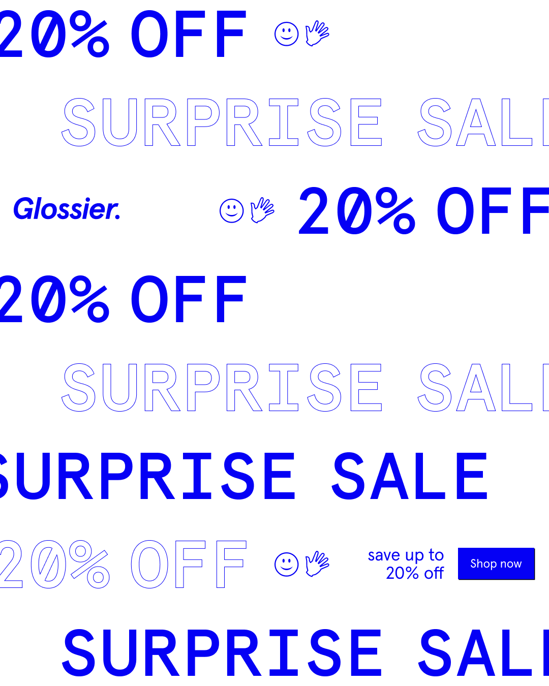 Glossier Sale Identity