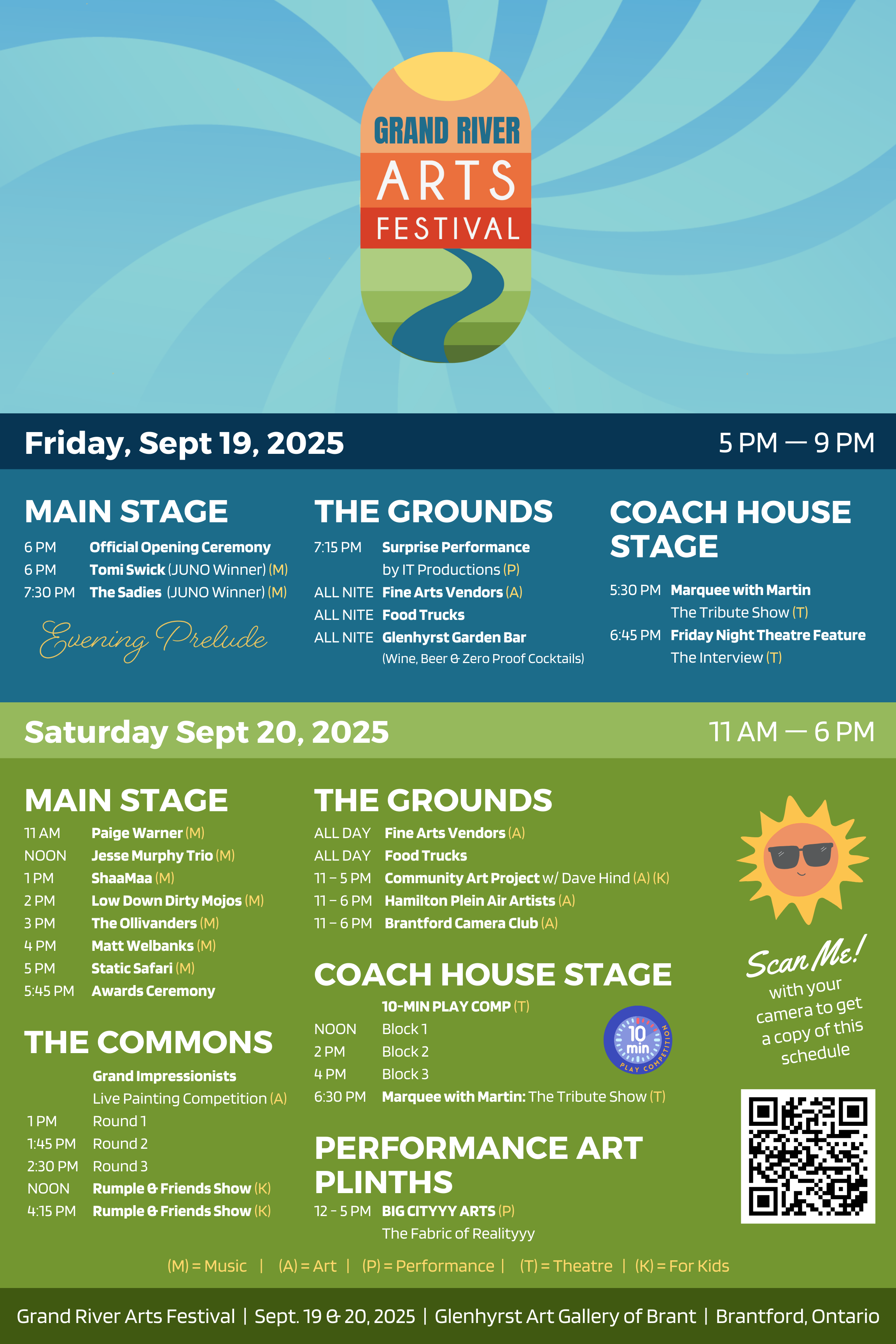 GRAF 2025 Lineup & Schedule