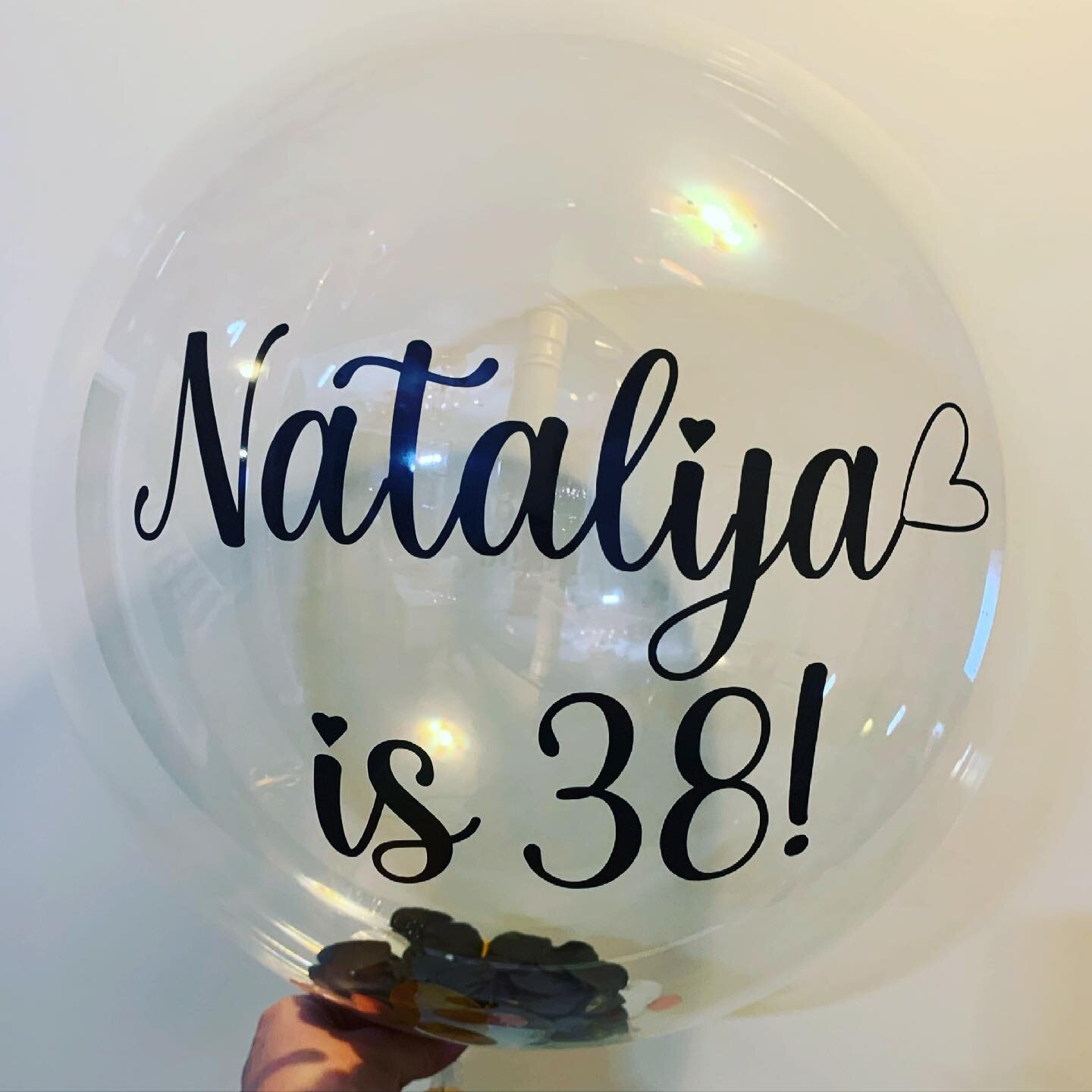 MAXI BUBBLE + Make it Personal + Add confetti

This was a perfect addition for a beautiful girl who is full of life, positive energy and charm! 

&bull;

&bull;

&bull;

&bull;

&bull;

#boboballoon #bubbleballoon #customballoon #personalizedballoon 