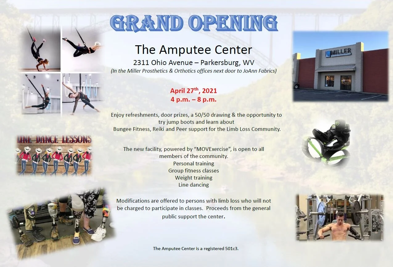 You’re Invited to The Amputee Center’s Grand Opening Tuesday, April 27, 2021 4:00-8:00pm