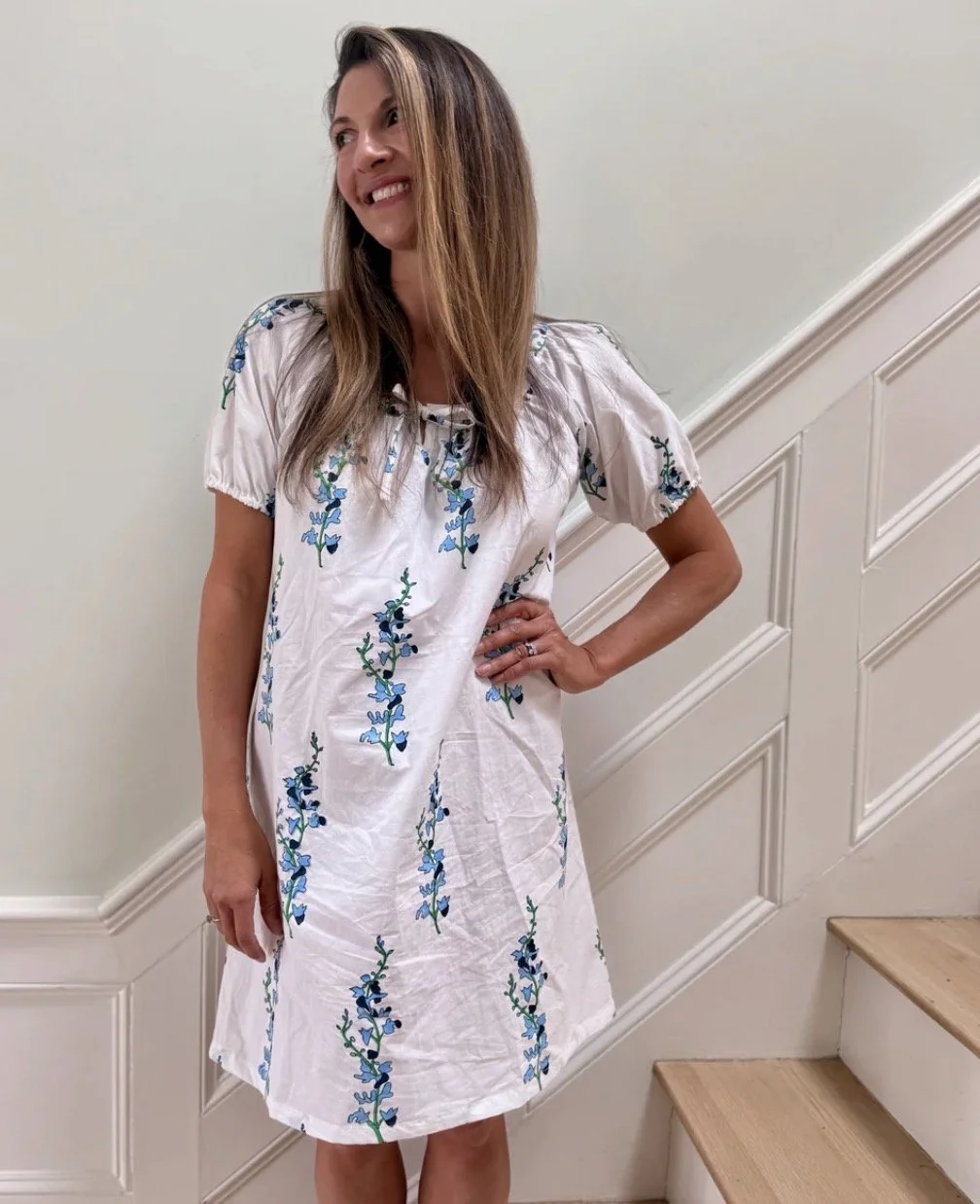 PREORDER: COASTAL BLOOM BEACH COVER-UP