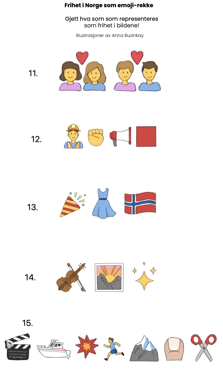 Quiz: Mai &amp; Frihet