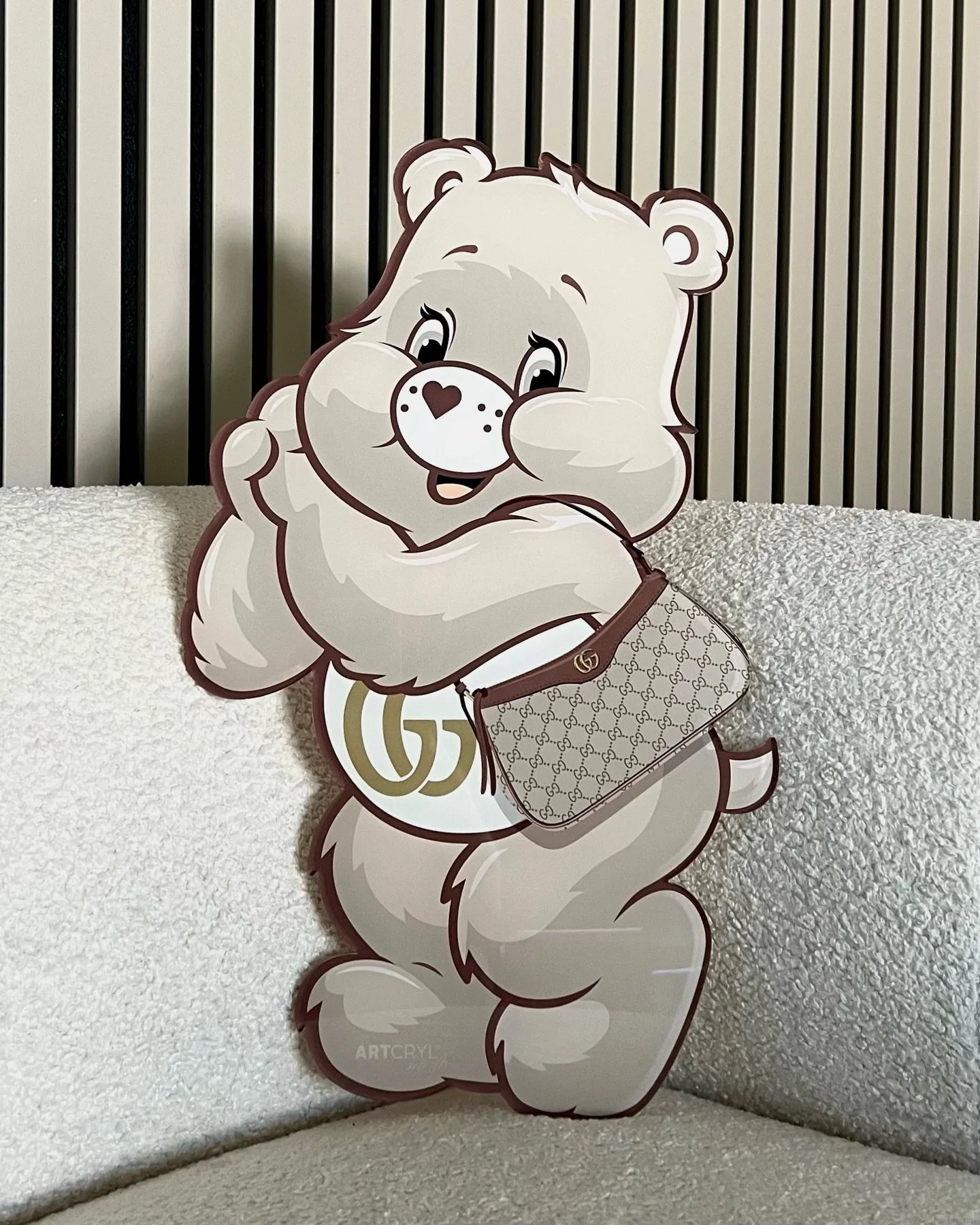 Gucci Bear mini 🩶🐻