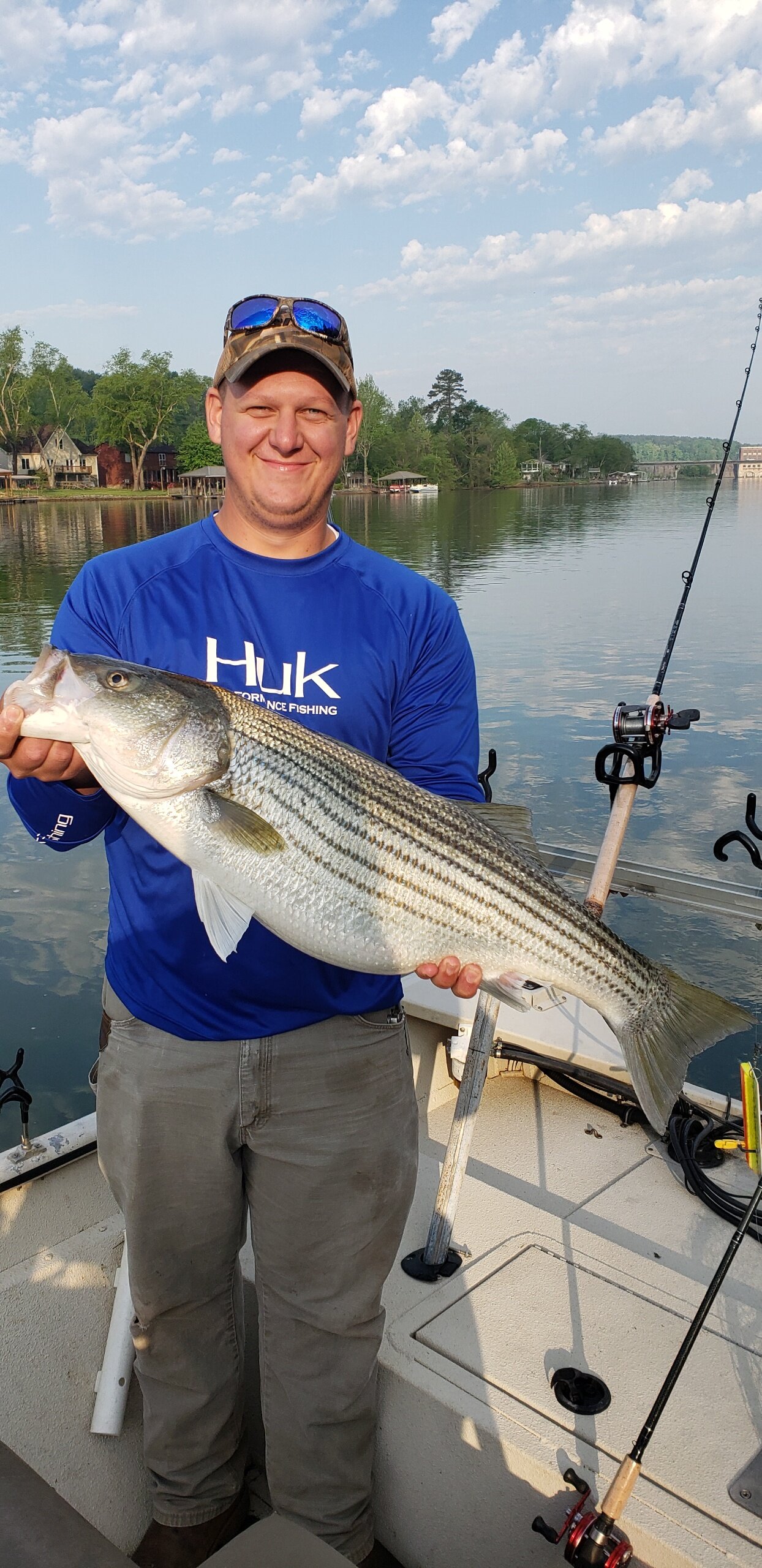 Smiles for catching the fish