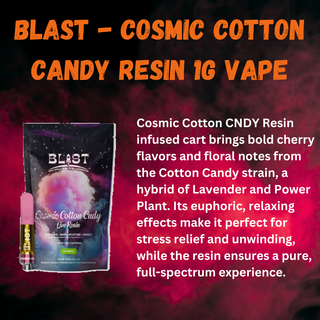 BLAST - Cosmic Cotton CNDY Resin Vape