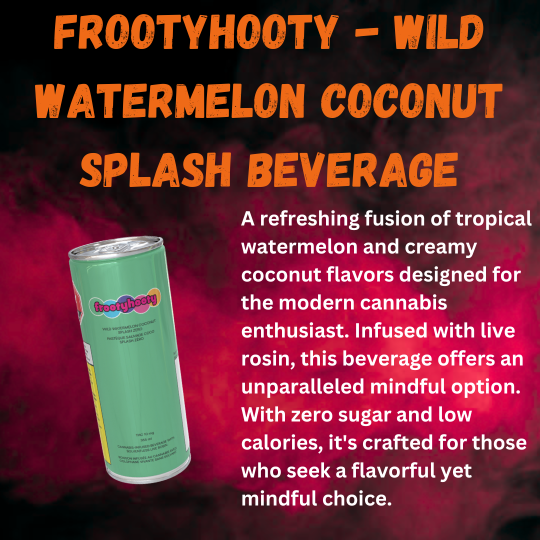 FrootyHooty - Wild Watermelon Coconut Splash Sparkling Beverage