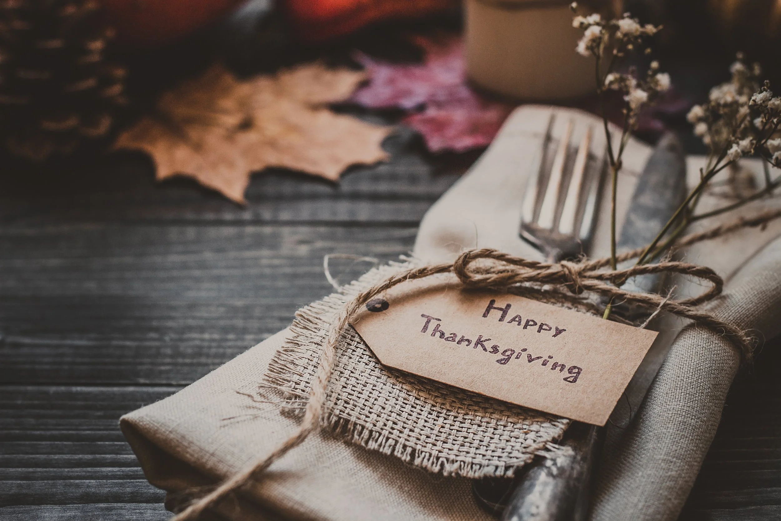 Make the first Thanksgiving in your new forest home one to remember!
