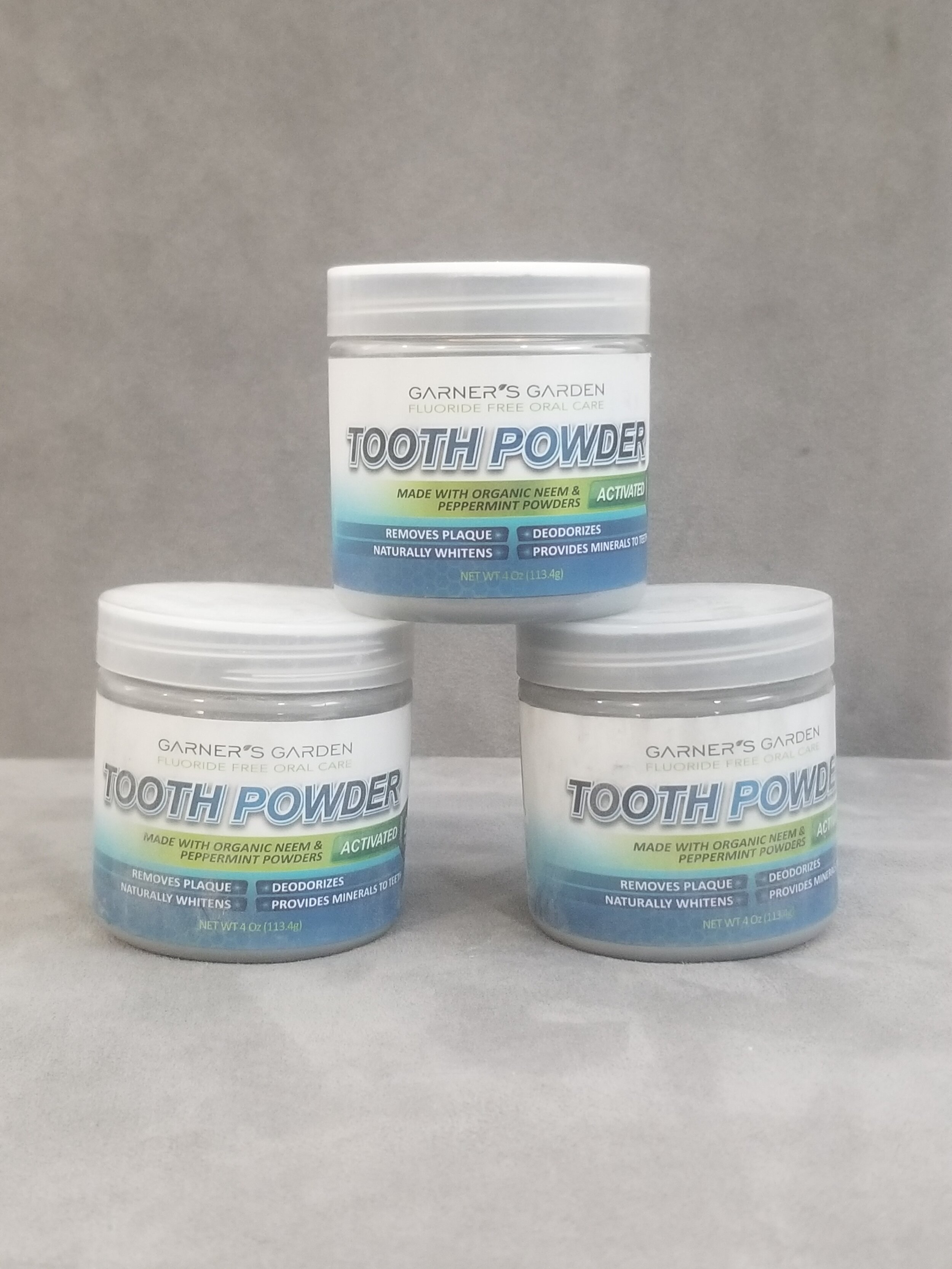 GG Tooth Powder  Organic Neem and Peppermint 4oz