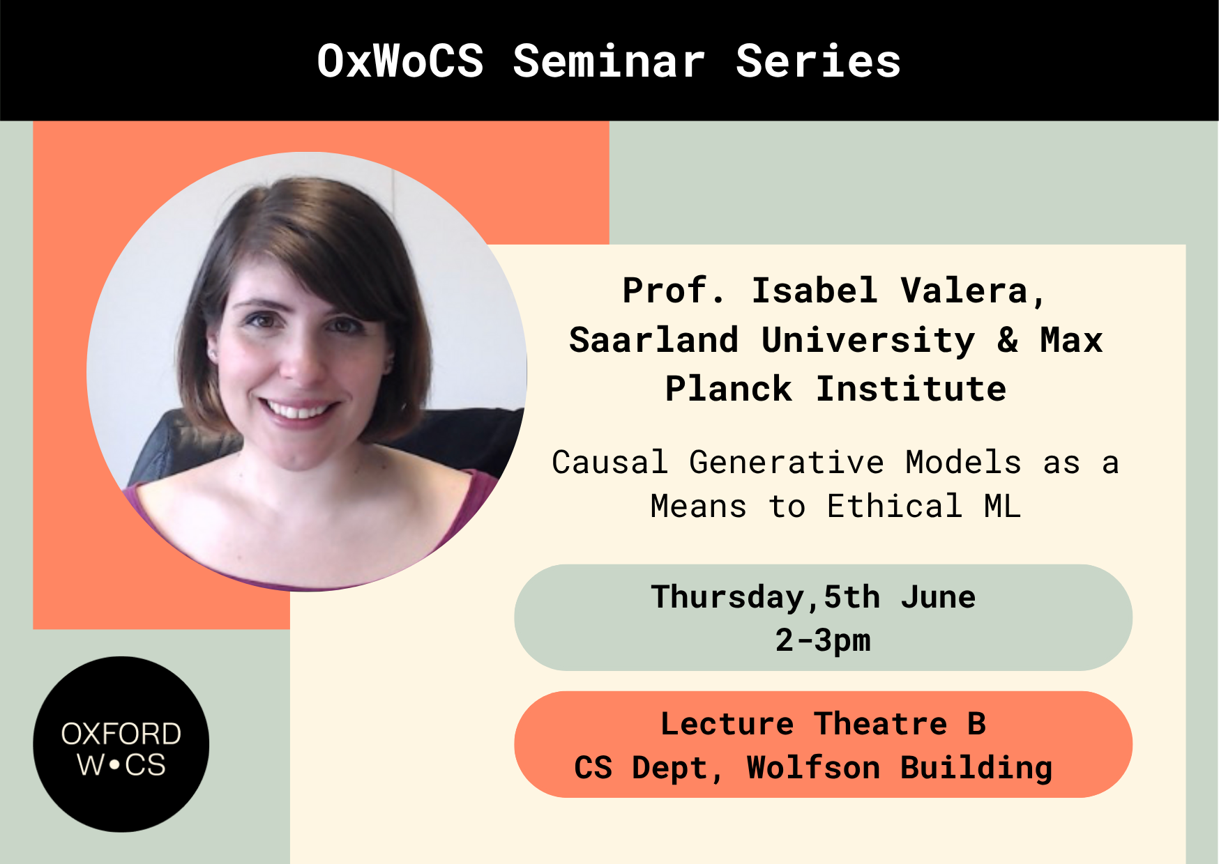 Seminar Series: Professor Isabel Valera
