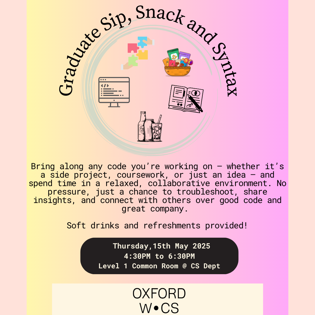 Graduate Sip, Snack, and Syntax