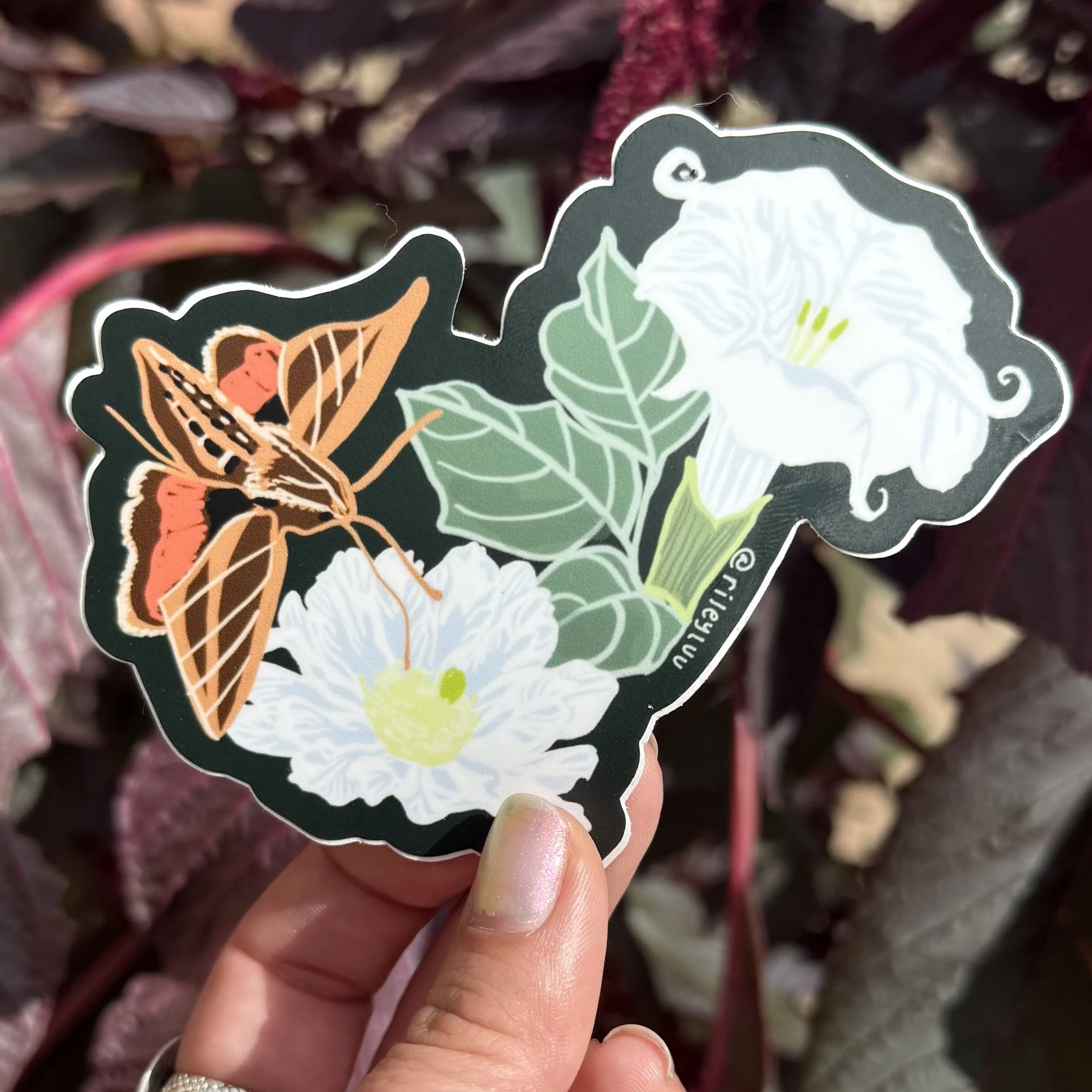 Night Flight Sticker
