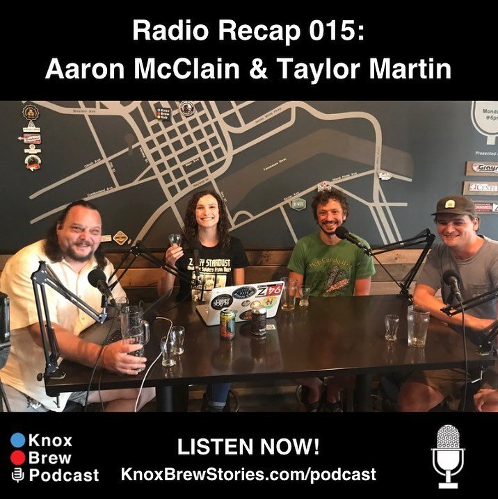Episode 15 of Knox Brew Radio featuring Special Guests Aaron McClain of Crafty Bastard &amp; Taylor Martin of Walker Brothers Kombucha is available for your listening pleasure wherever you find your podcasts. Bummed about missing these smiling faces 